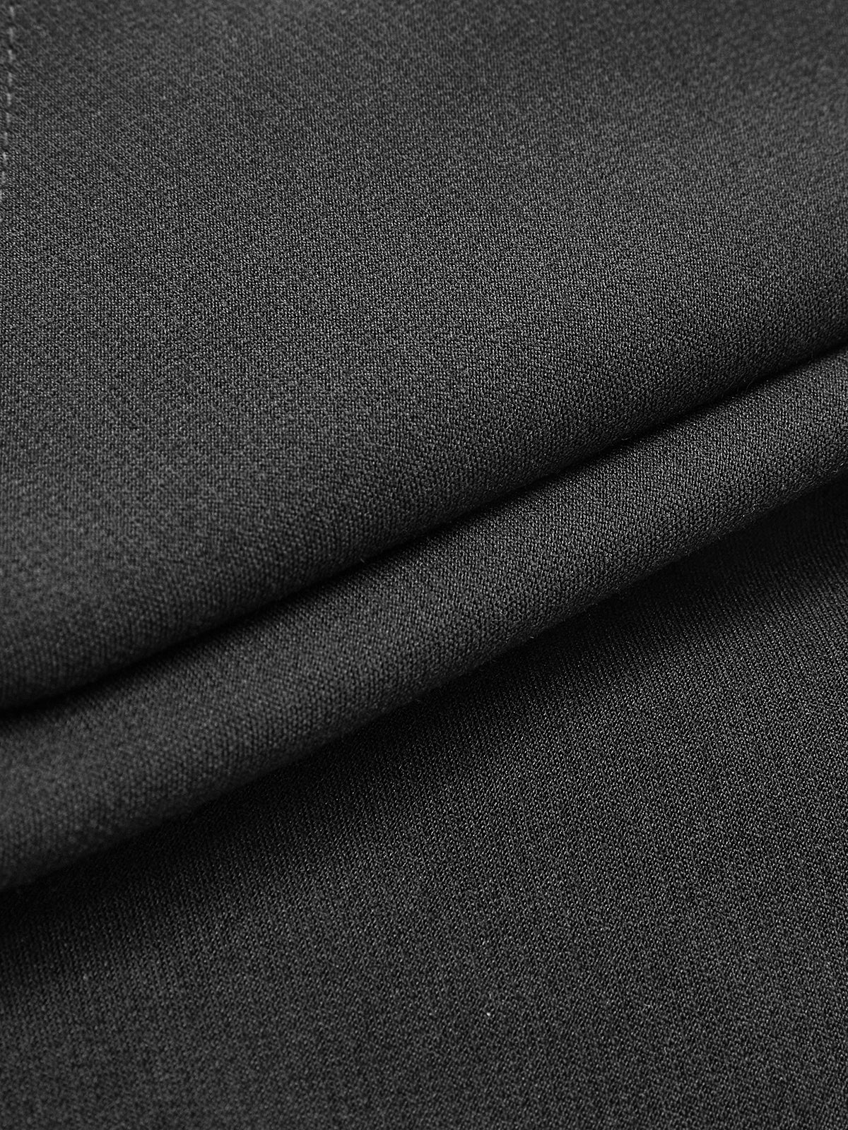 Solid A-Line Short Skirt - Image 8