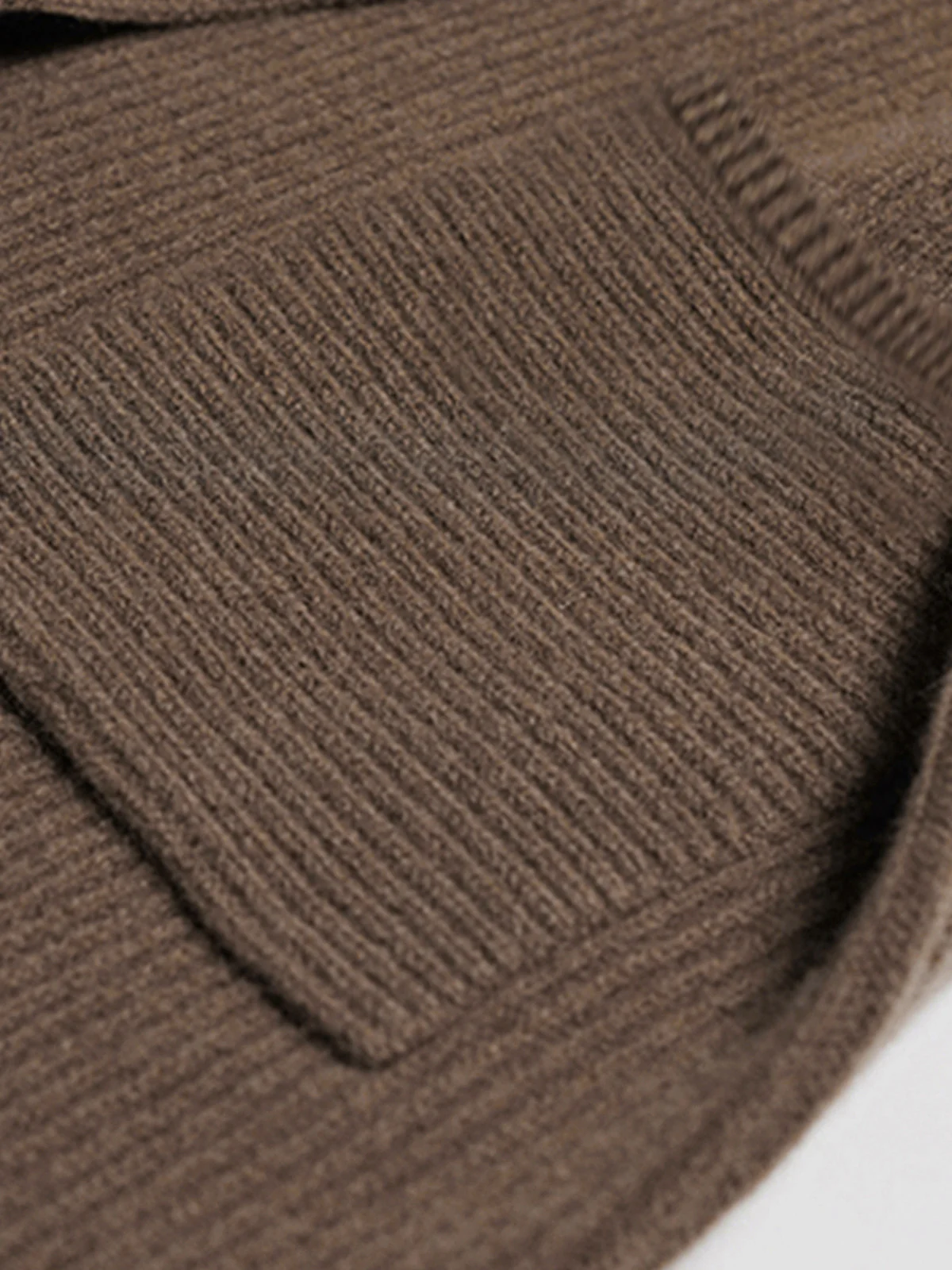 Solid Knit Trench Coat - Image 5