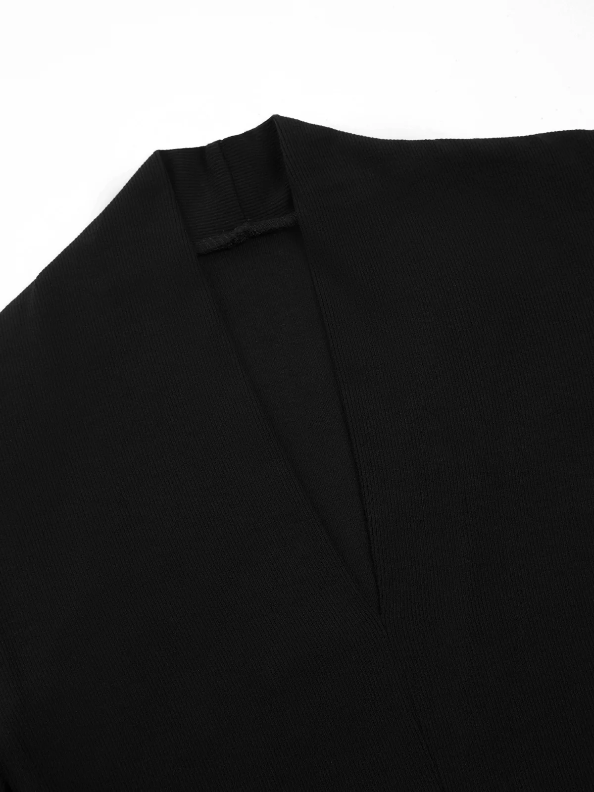 Solid Long Sleeve Knit Top - Image 5