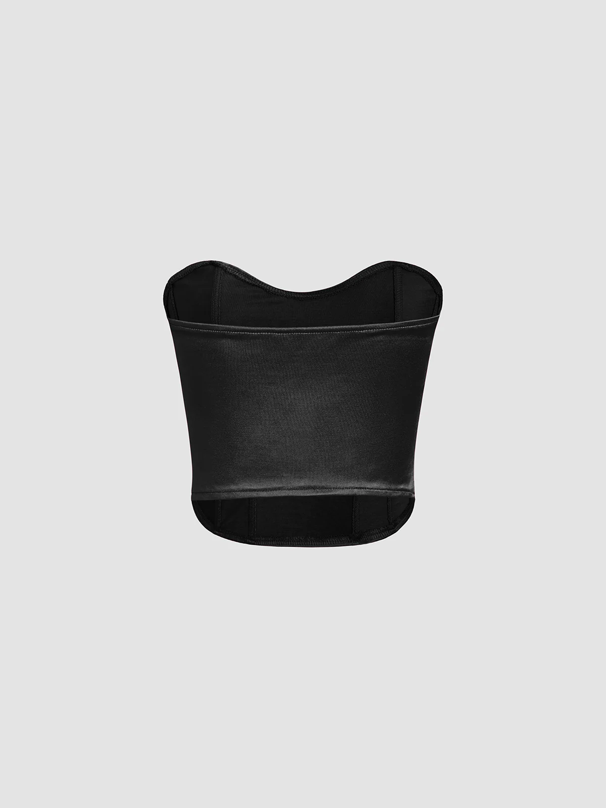 Solid Tube Corset Top - Image 5