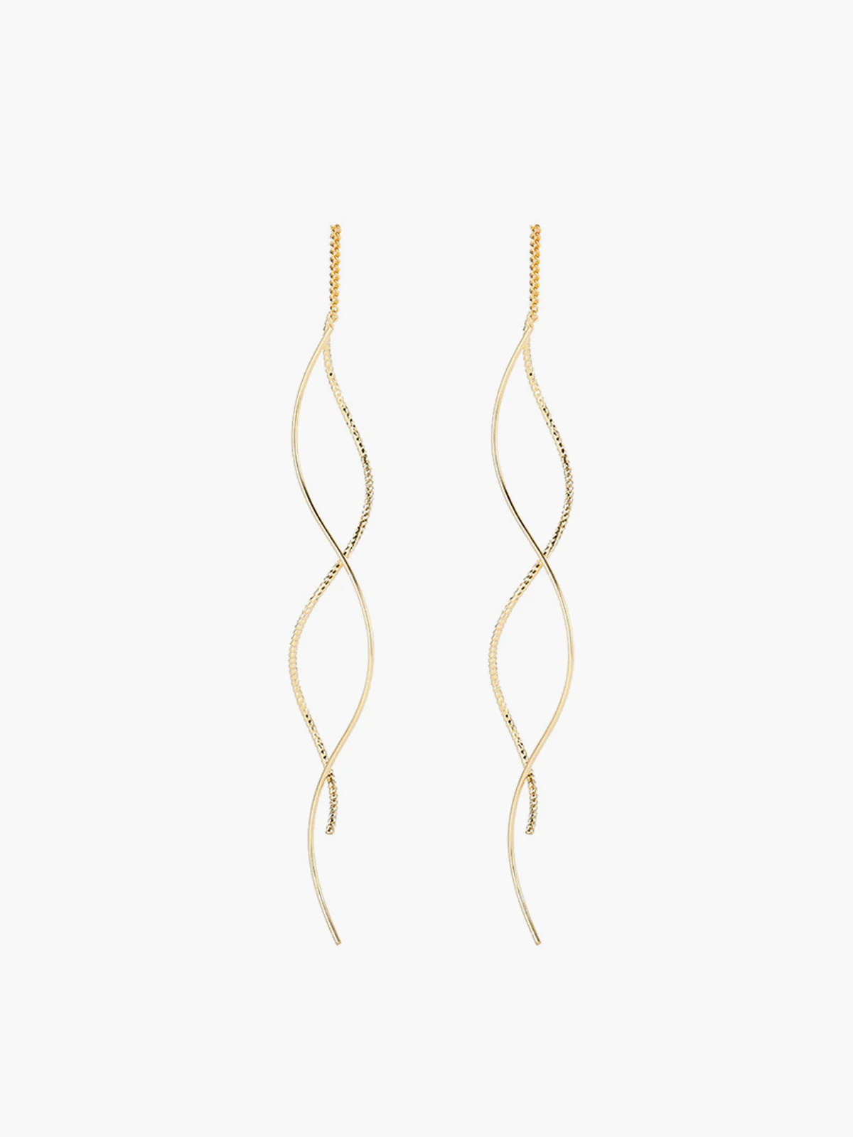 Spiral Tassel Earrings - Image 2