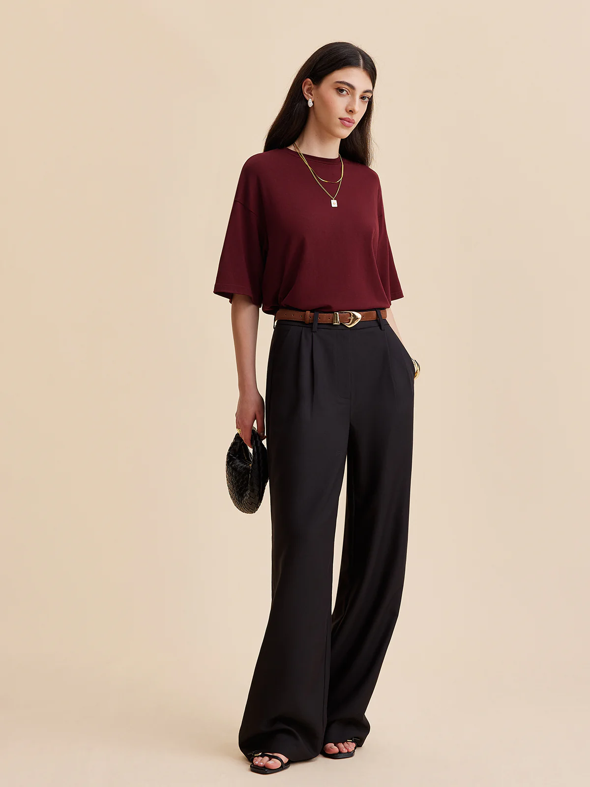 Split Back Tie Knot Top - Image 4