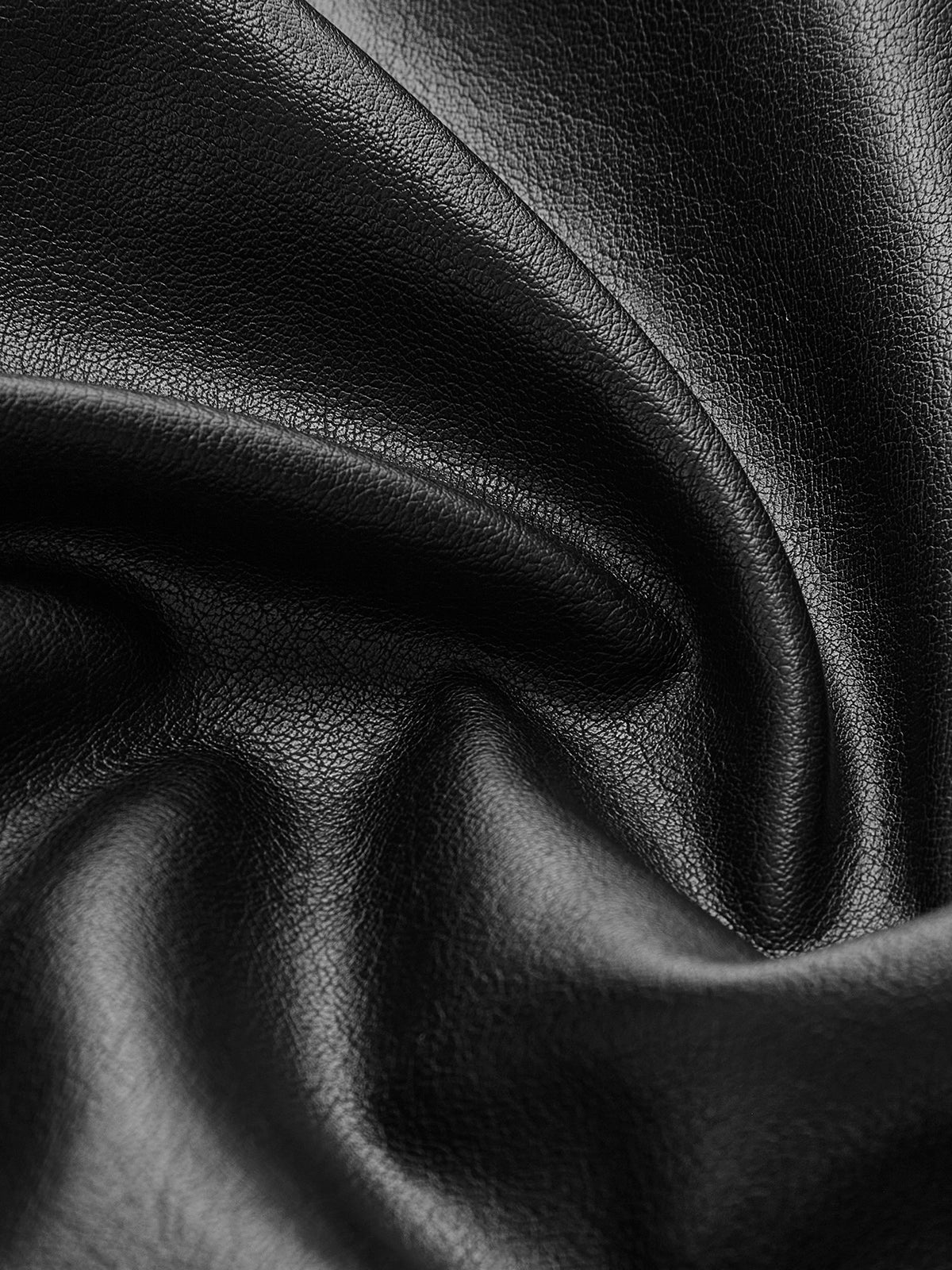 Split Belted Faux Leather Jacket - Image 5