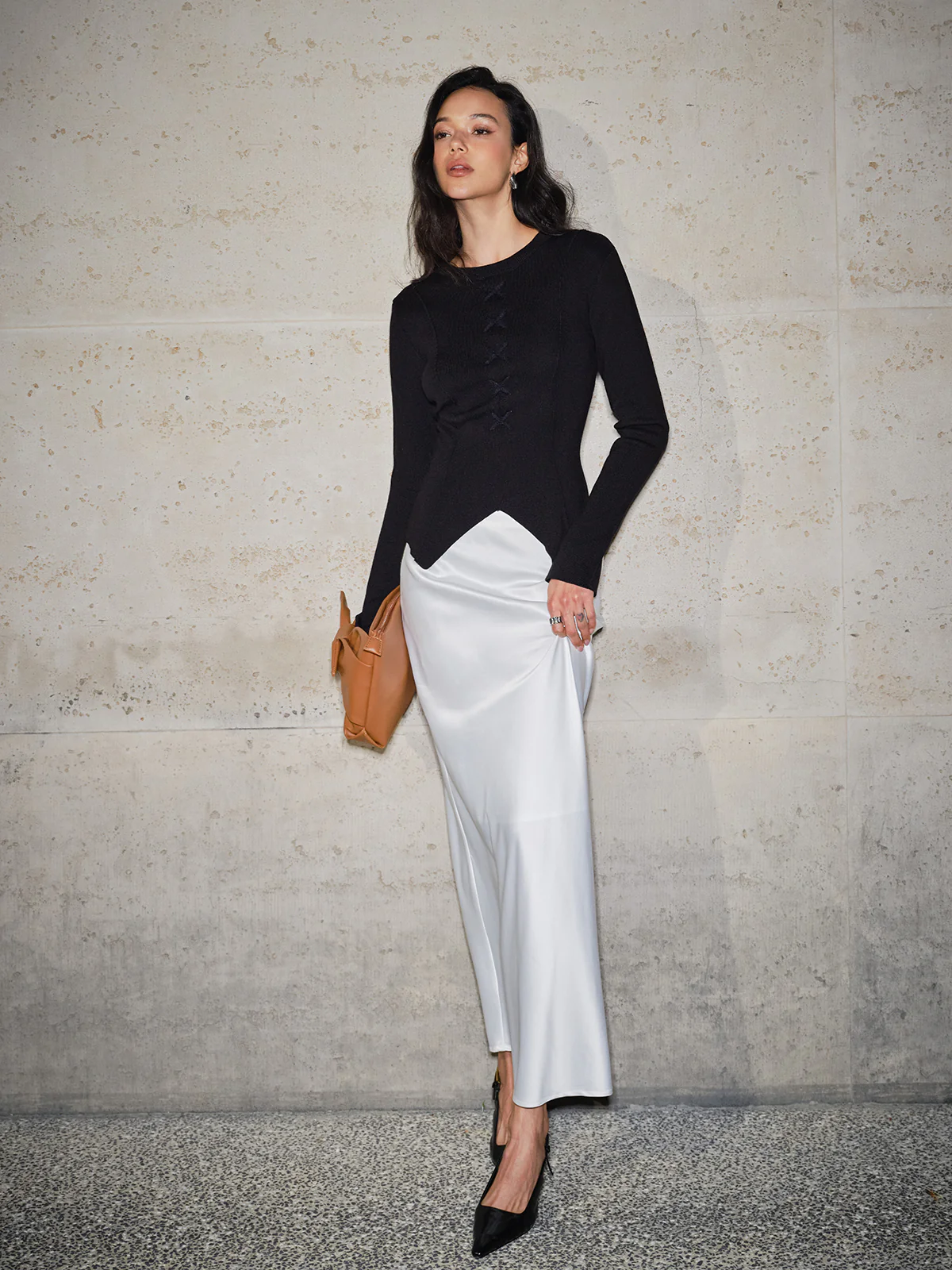 Split Cinched Waist T-Shirt - Image 6