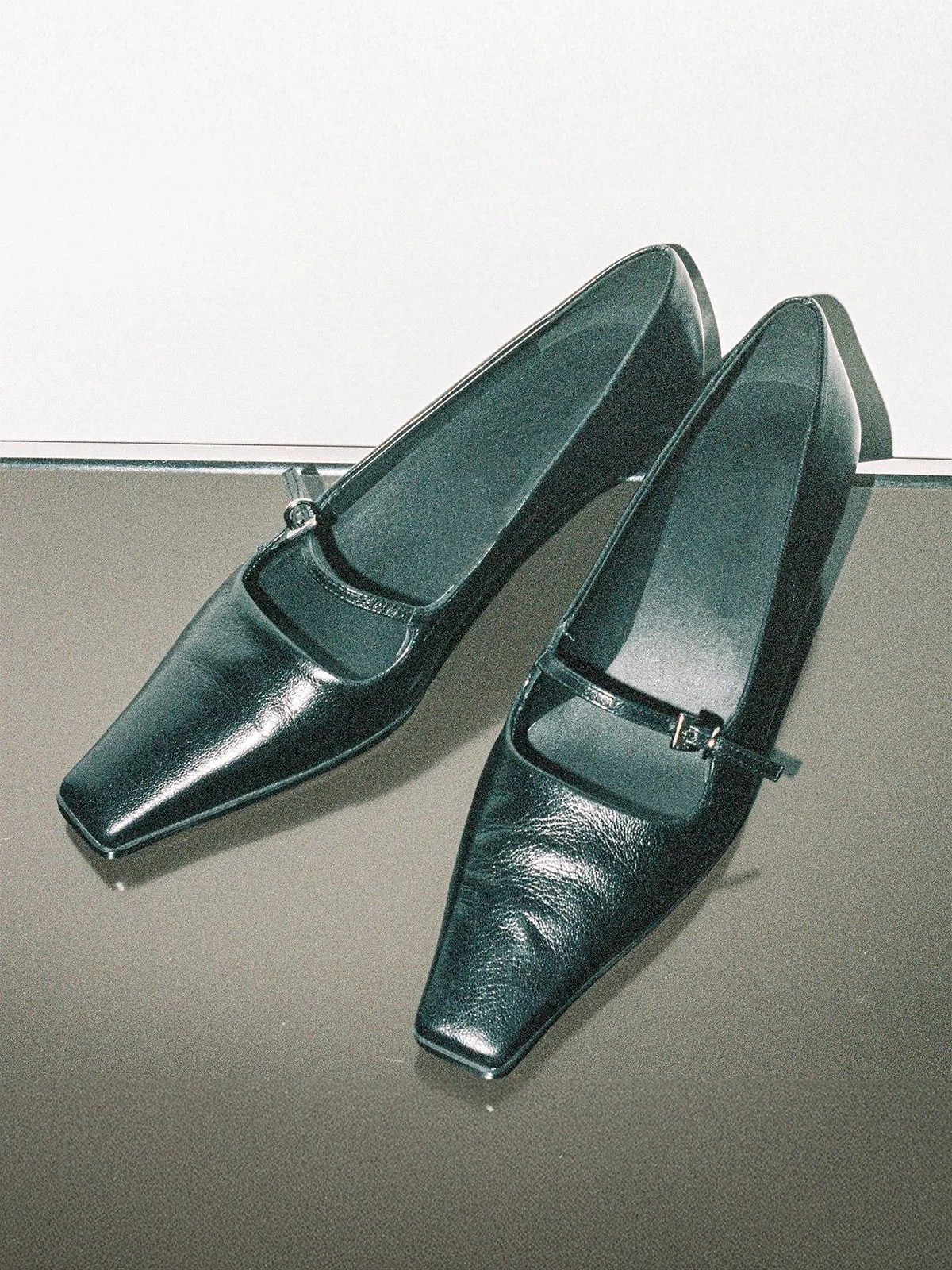 Square Toe Mary Jane Pumps - Image 2
