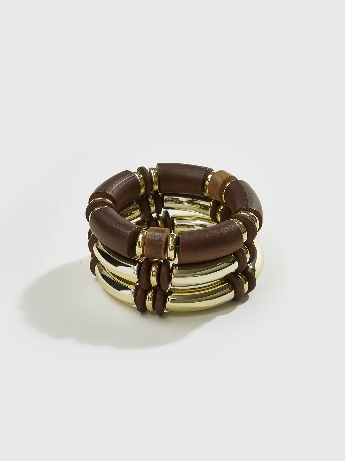 Stackable Wood and Resin Bracelet - Image 4