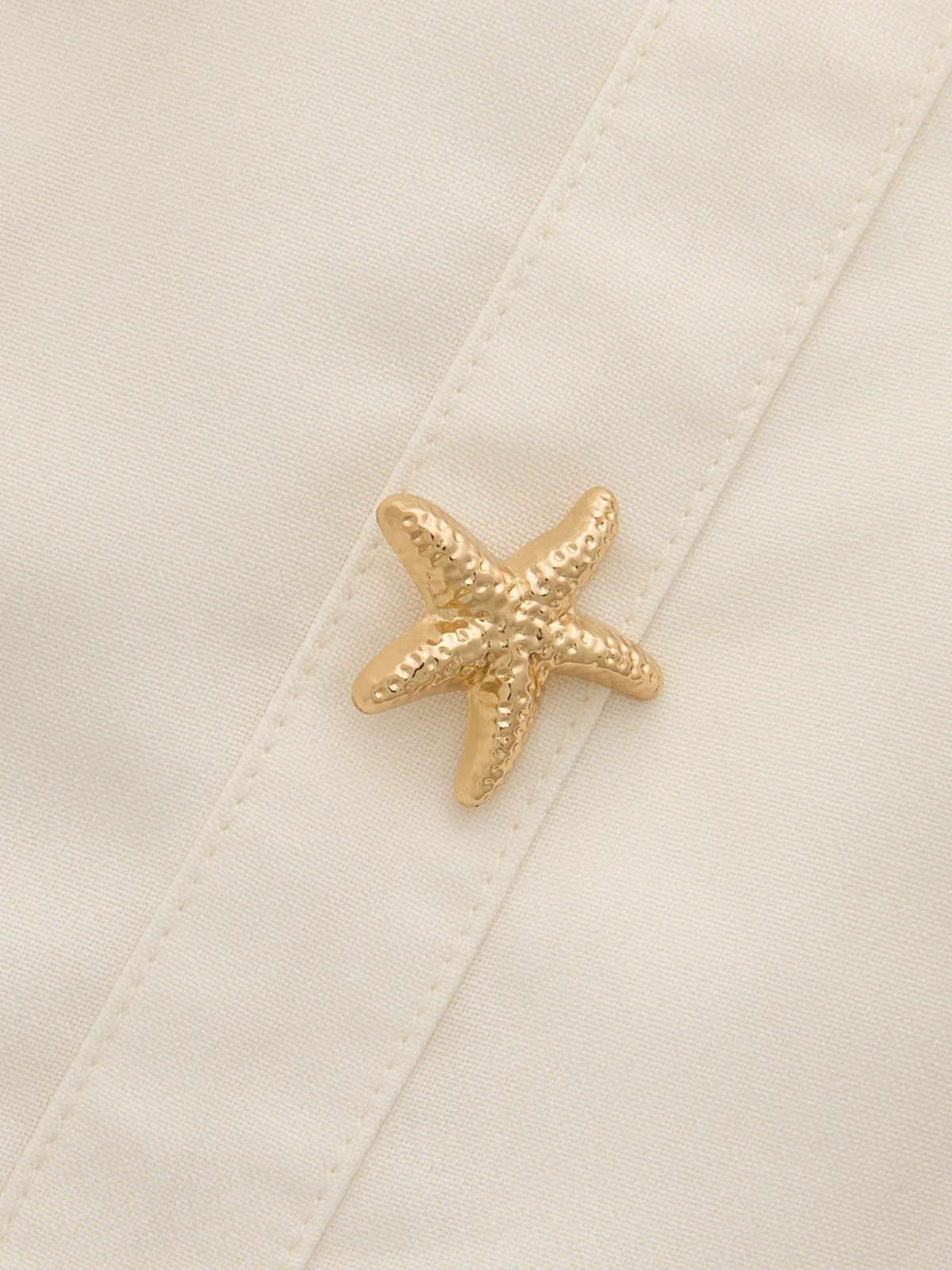 Starfish Detail Floral Print Sleeveless Mini Dress - Image 4