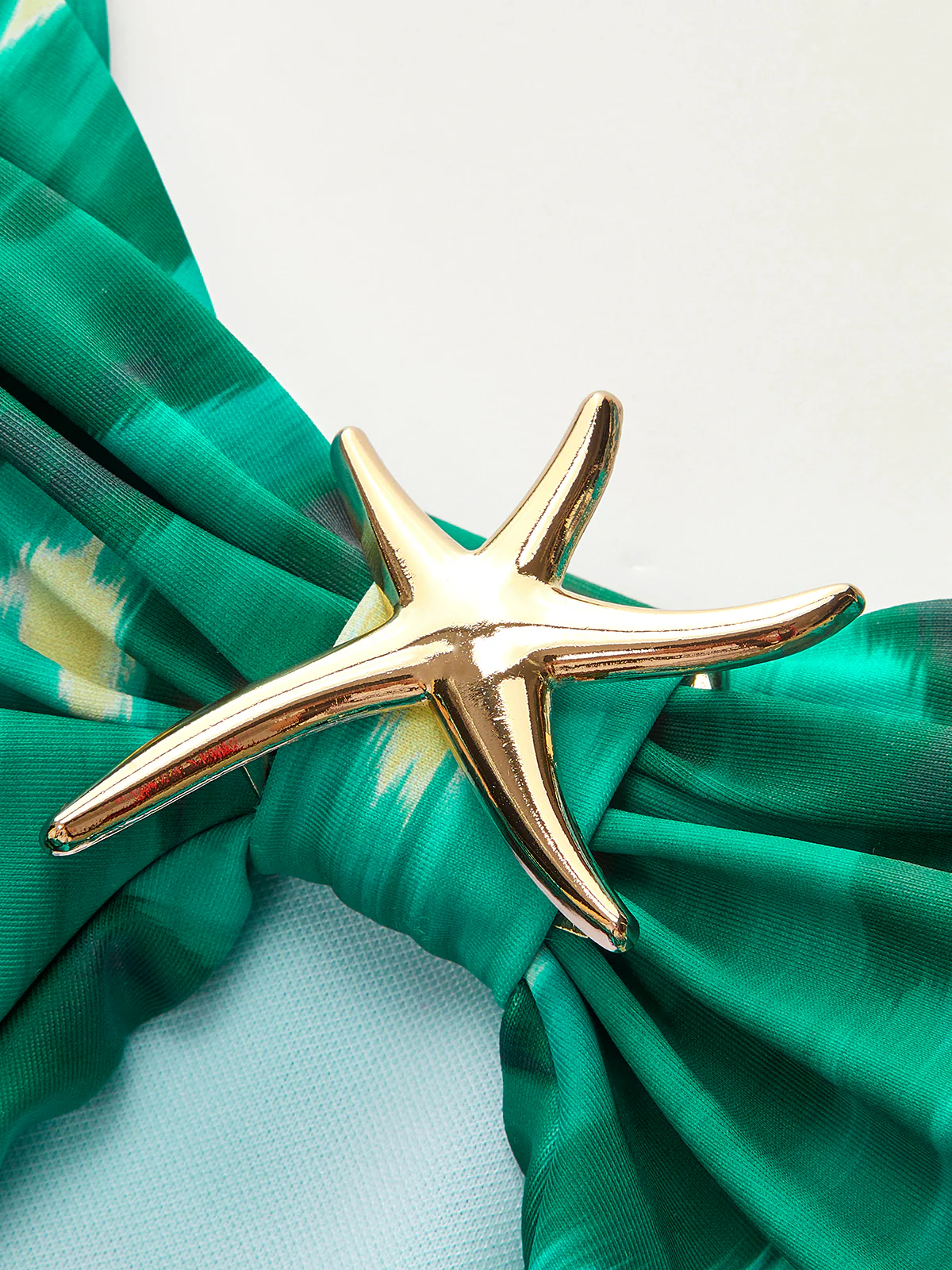 Starfish Detail Wrap One-Piece Swimsuit - Image 3