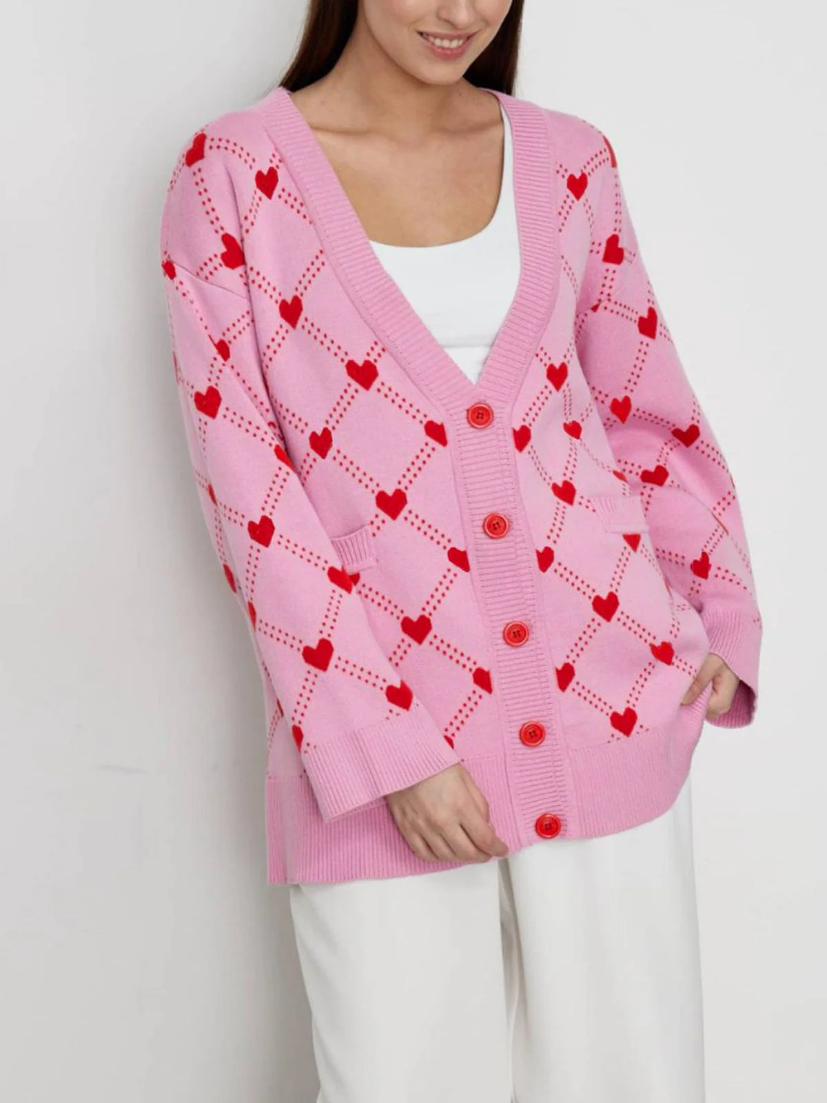 Steal Your Heart Oversized Cardigan - Image 3
