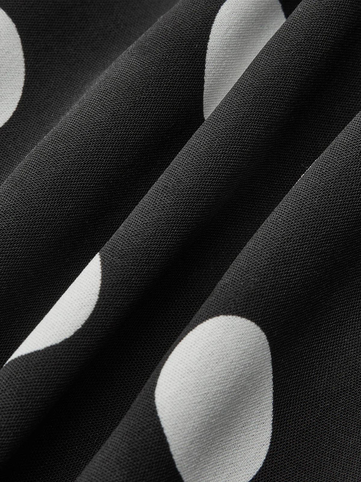 Strapless Polka Dot Ruched Maxi Dress - Image 4