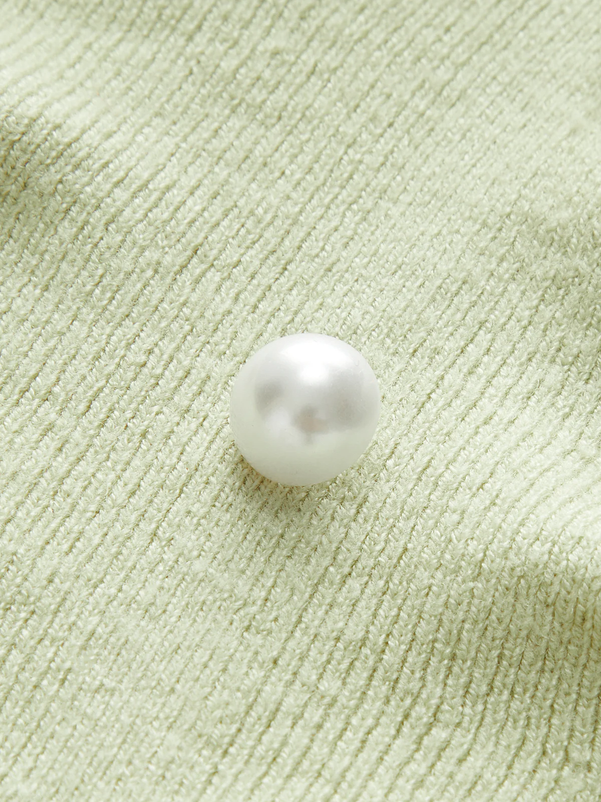 Strapless Split Pearl Sweater Vest - Image 8