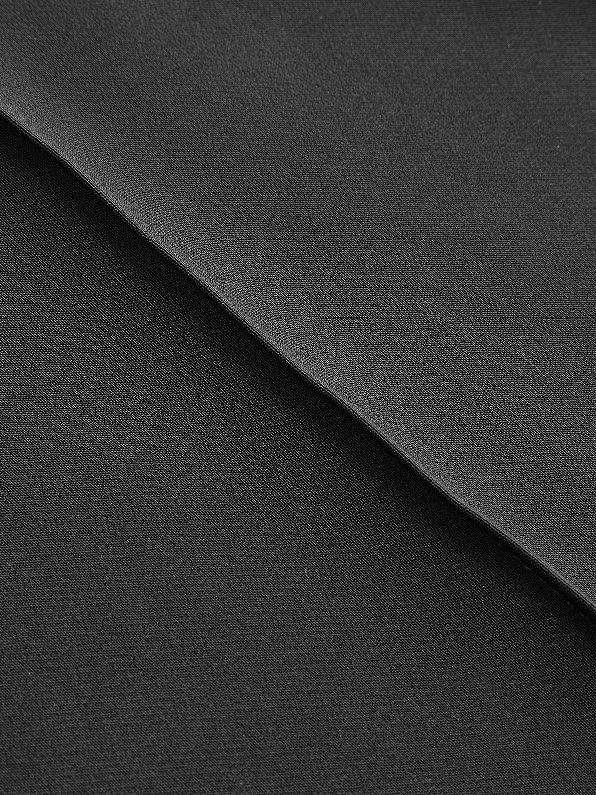 Stretchable Flared Pants with Front Seams - Image 3