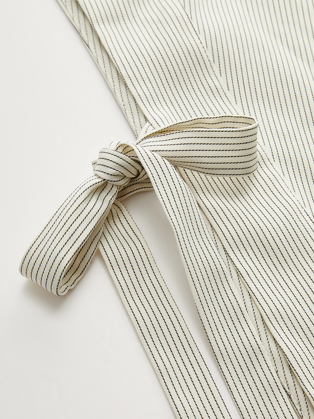 Striped Asymmetric Tie-Side Top - Image 3