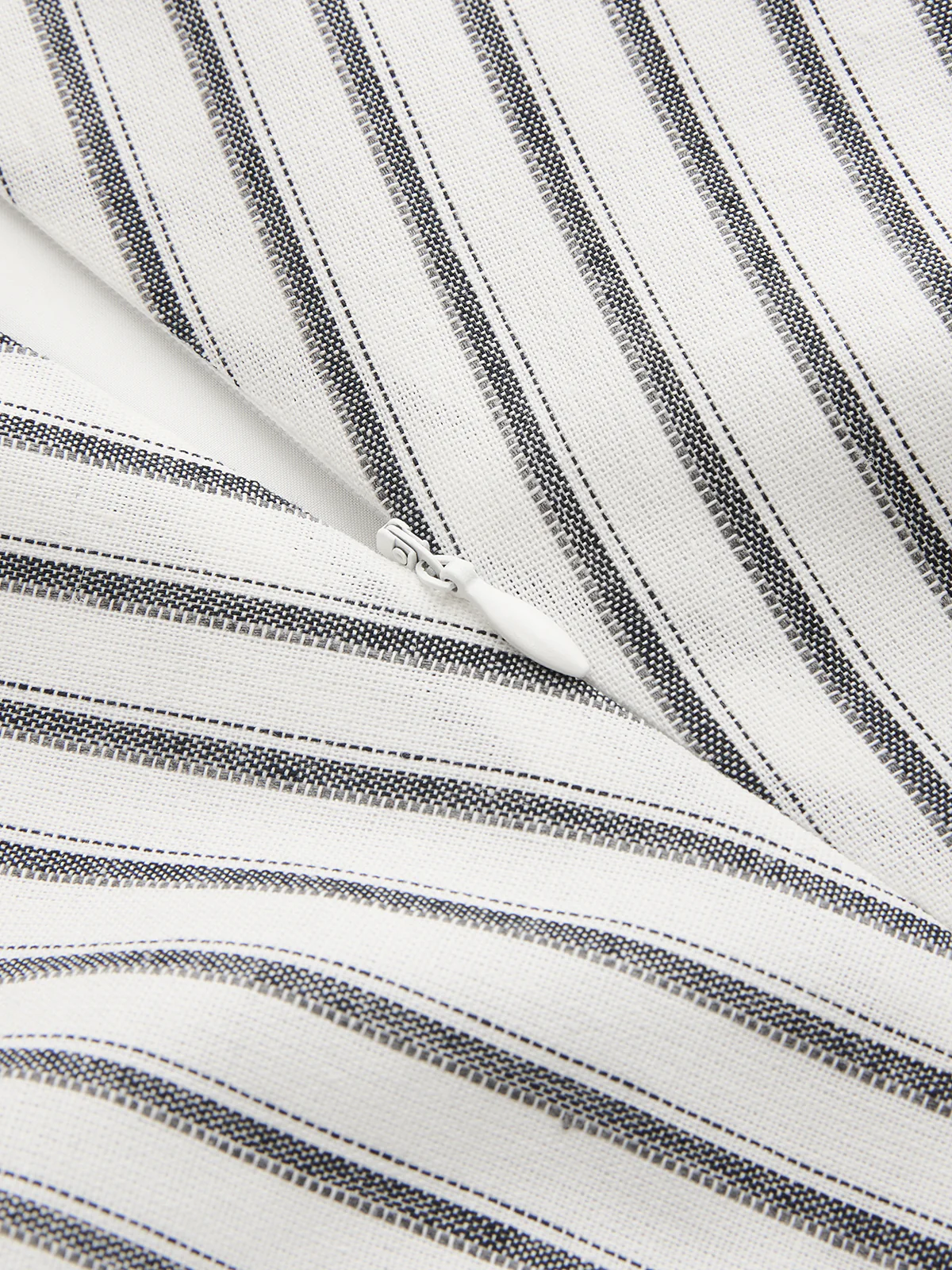 Striped Cotton Sleeveless Mini Dress - Image 6