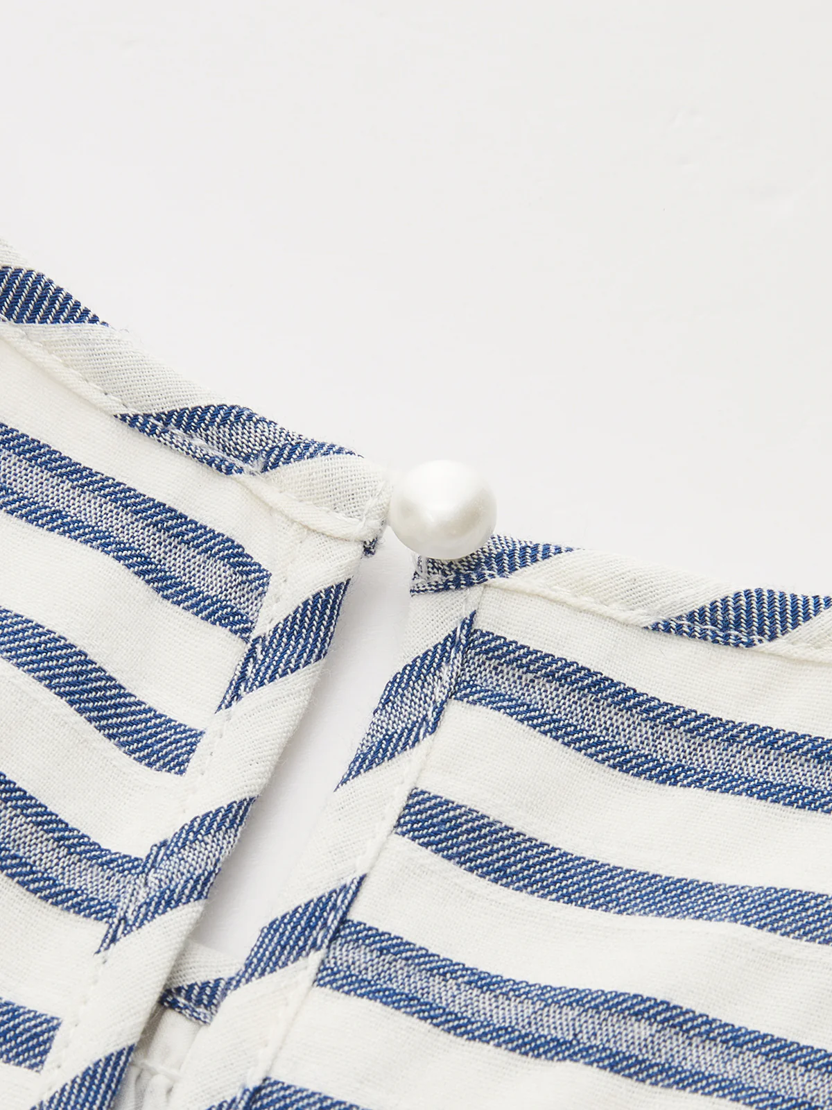 Striped Cotton Sleeveless Smocked Maxi Dress - Image 6