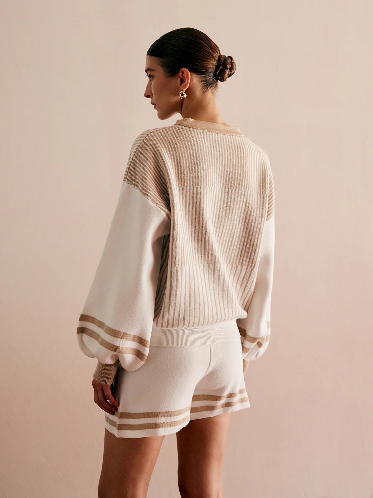 Striped Drawstring Sweater Co-ords - Image 3