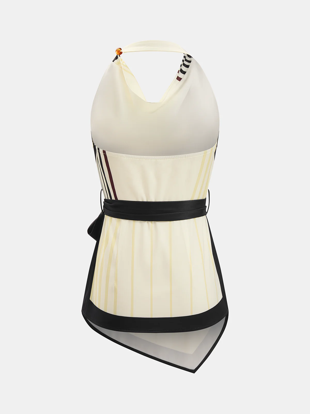 Striped Halter Top & Wide Leg Pant Set - Image 3