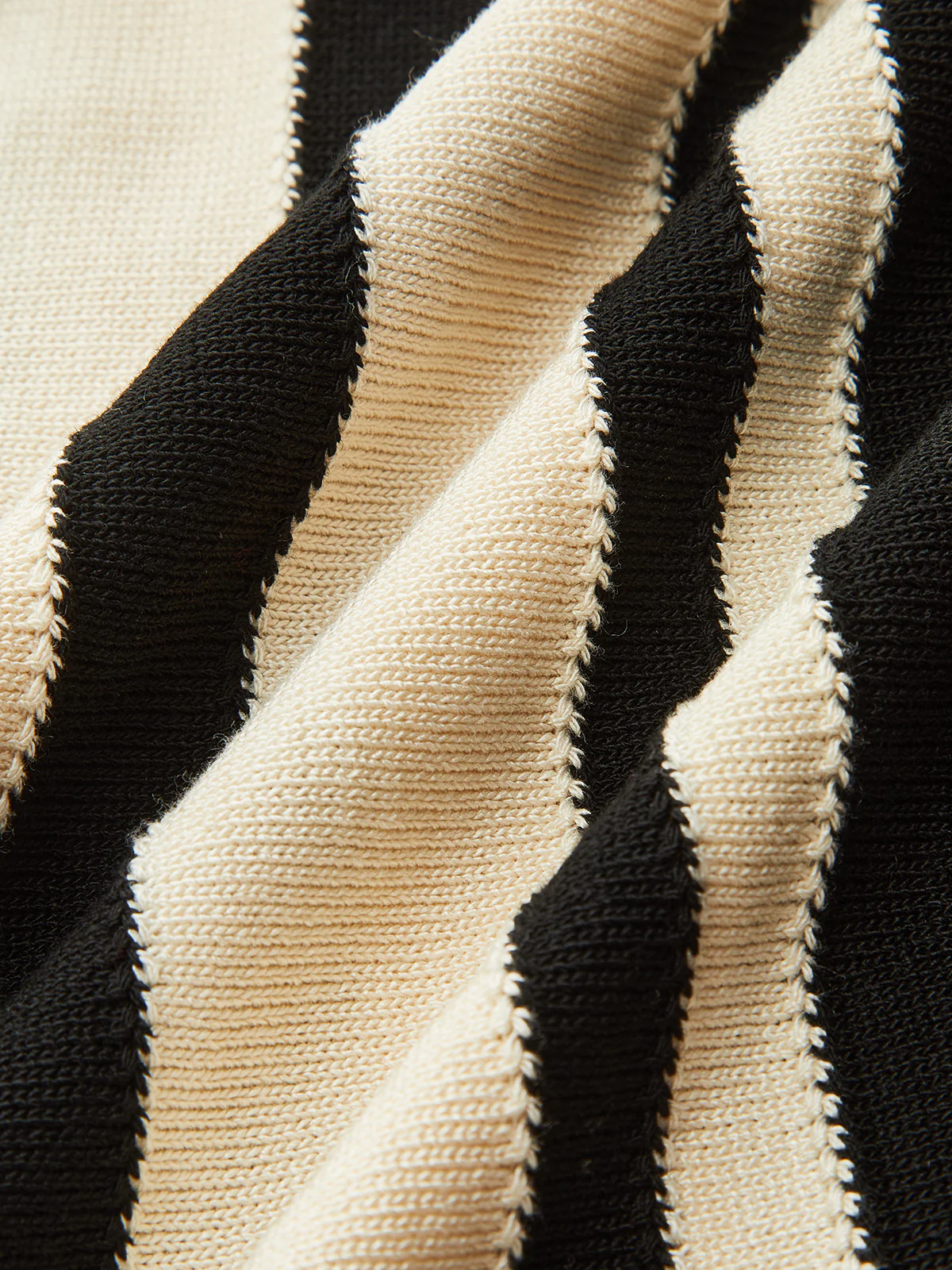 Striped Knit High-Waist Pants - Image 3