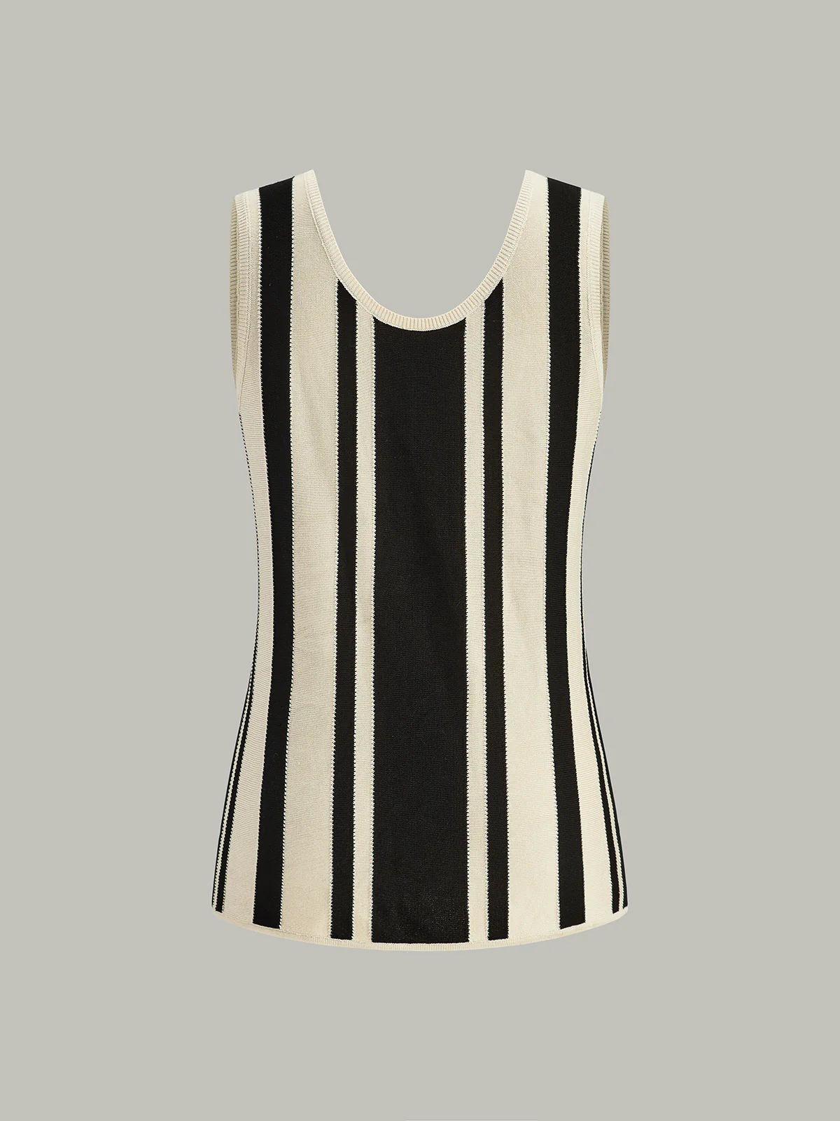 Striped Knit Tank Top - Image 2