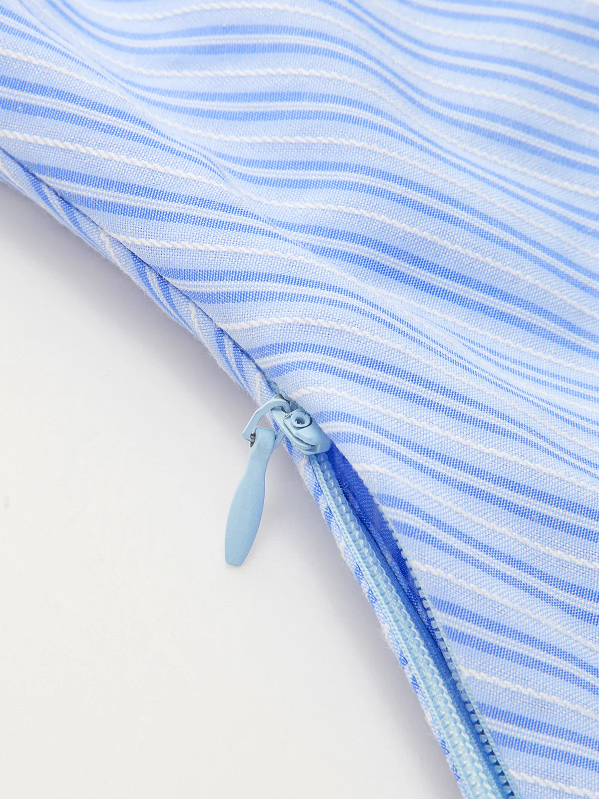 Striped Knot Detail Asymmetrical Tank Top - Image 3