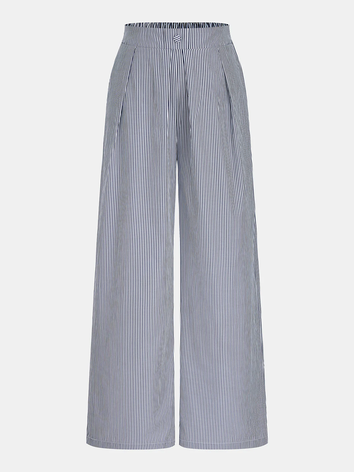 Striped Long Cami Top and Wide-Leg Pants Set - Image 9