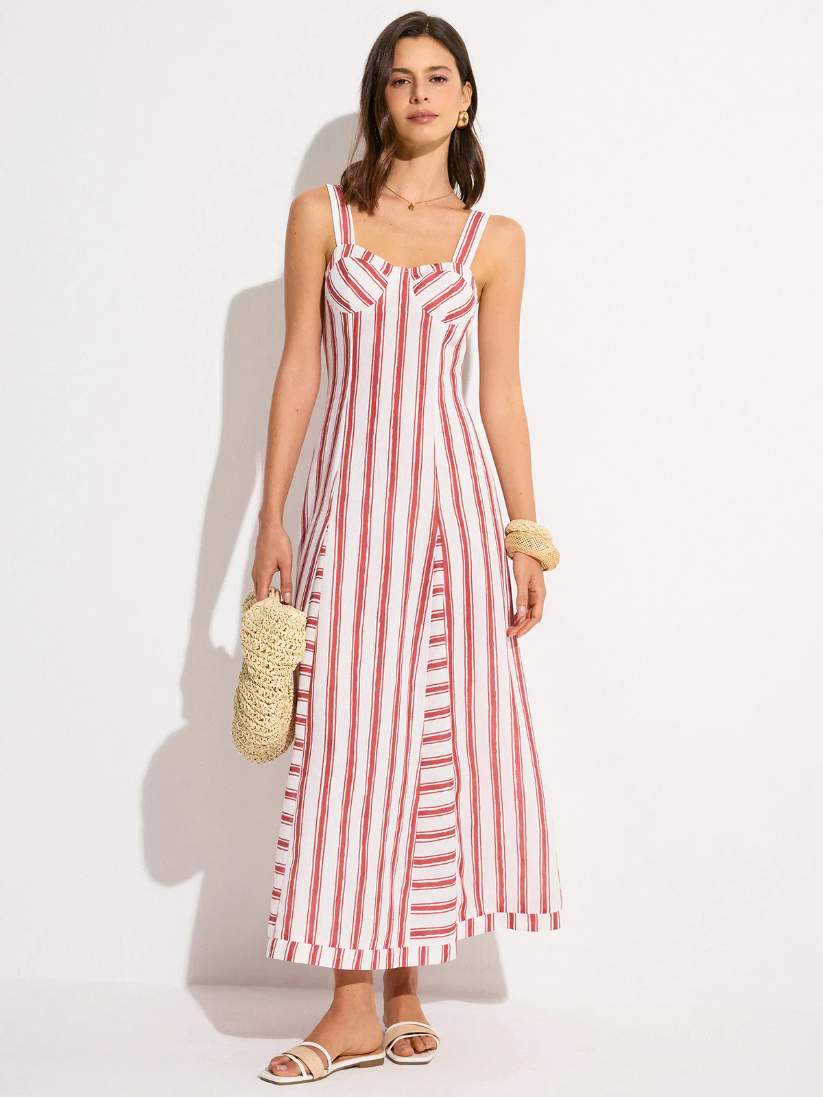 Striped Maxi Dress - Image 2