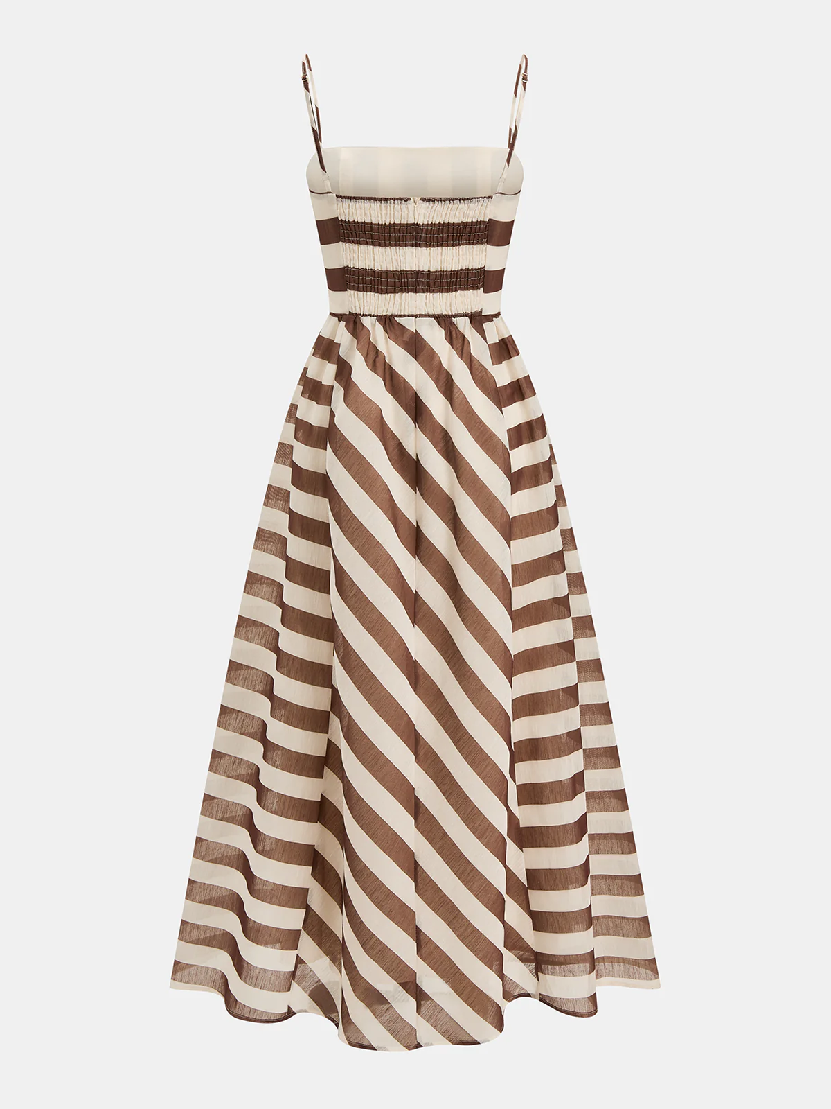 Striped Organza Cami Maxi Dress - Image 2