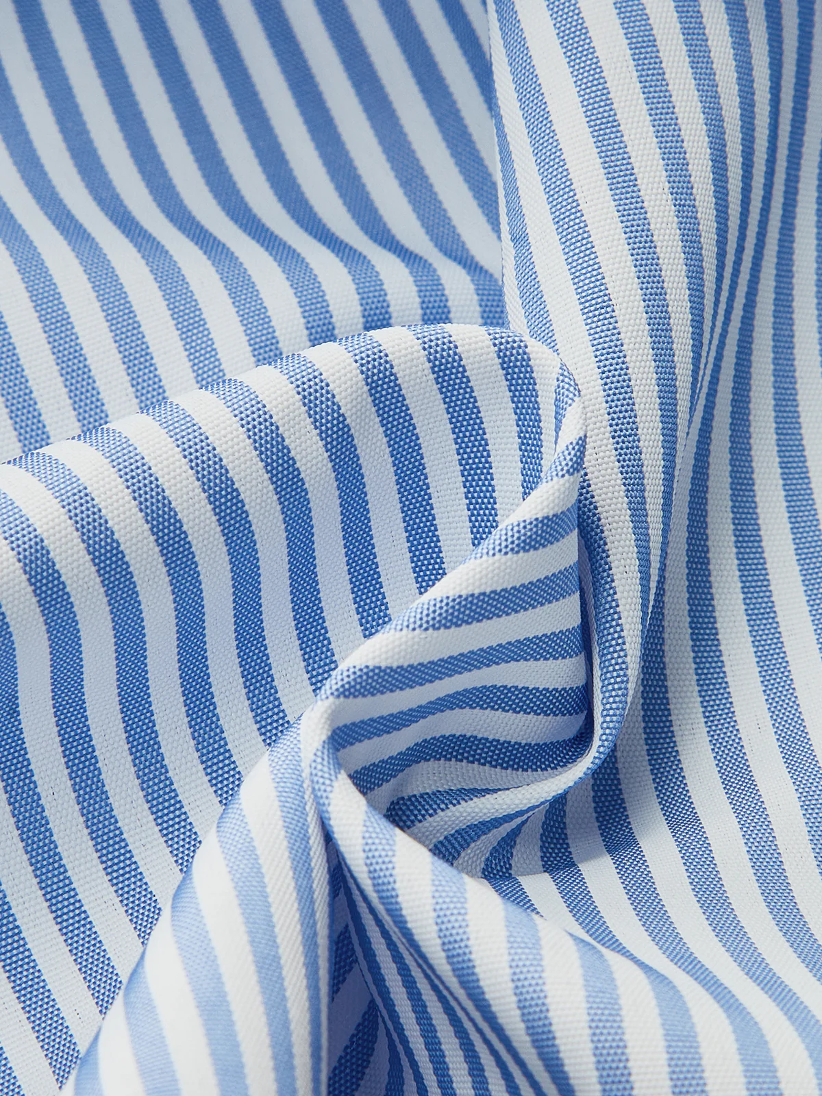 Striped Ruffle V-Neck Puff Sleeve Top - Image 4