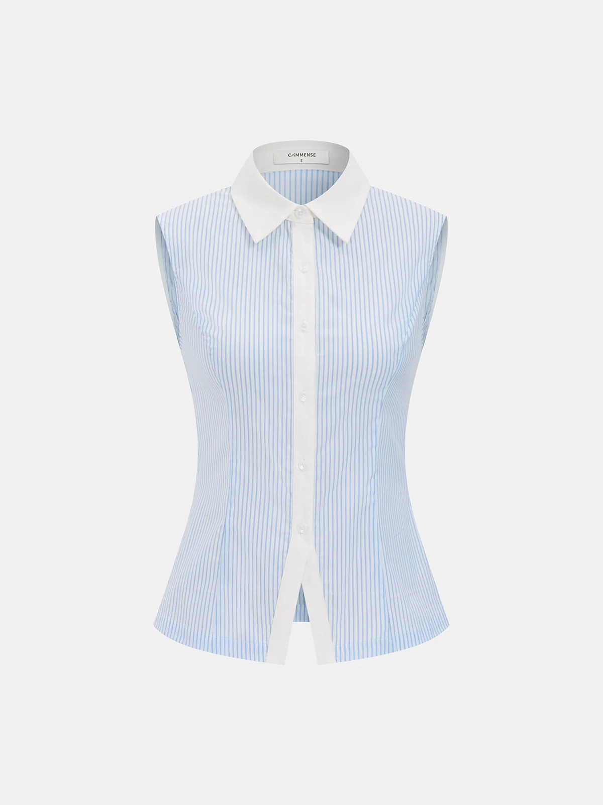 Striped Sleeveless Shirt
