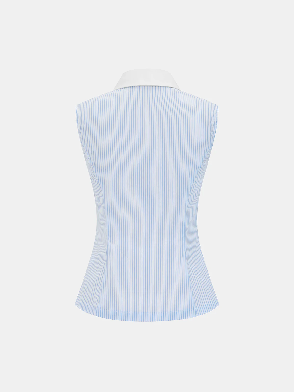 Striped Sleeveless Shirt - Image 2