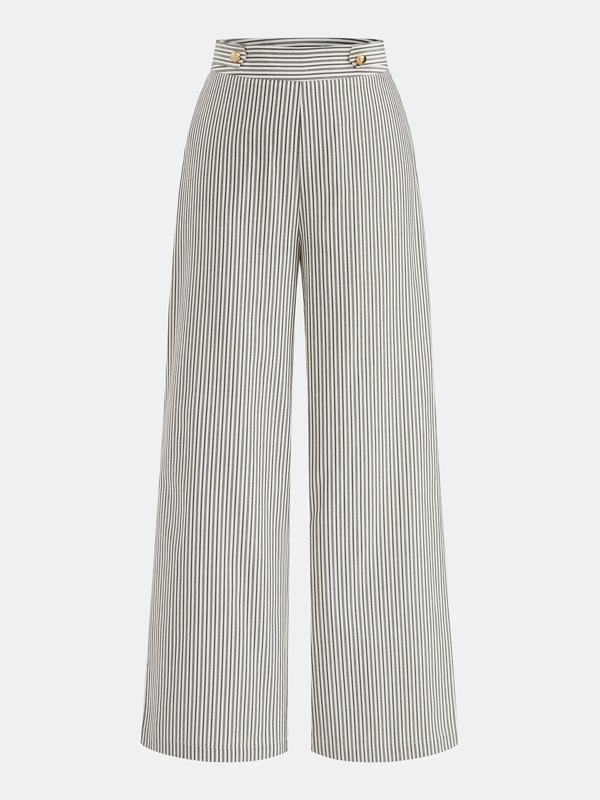Striped Sleeveless Top & Pants Set - Image 4