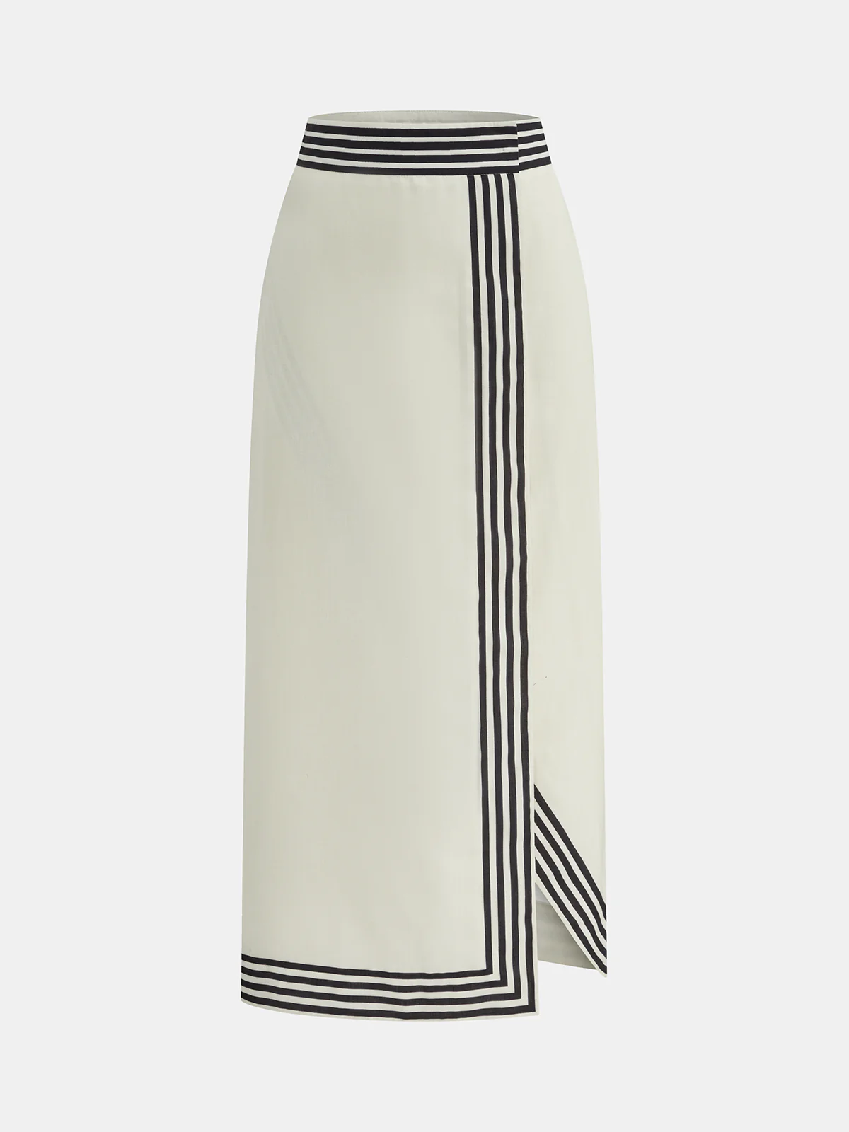 Striped Strappy Top & Midi Skirt Set - Image 4