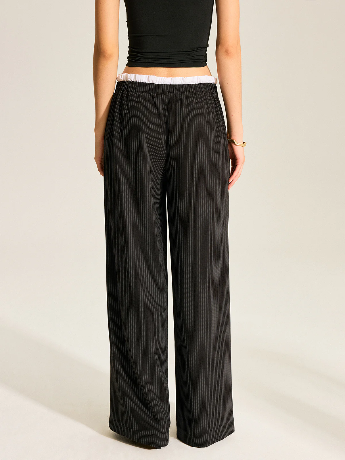 Striped Wide-Leg Pants - Image 6