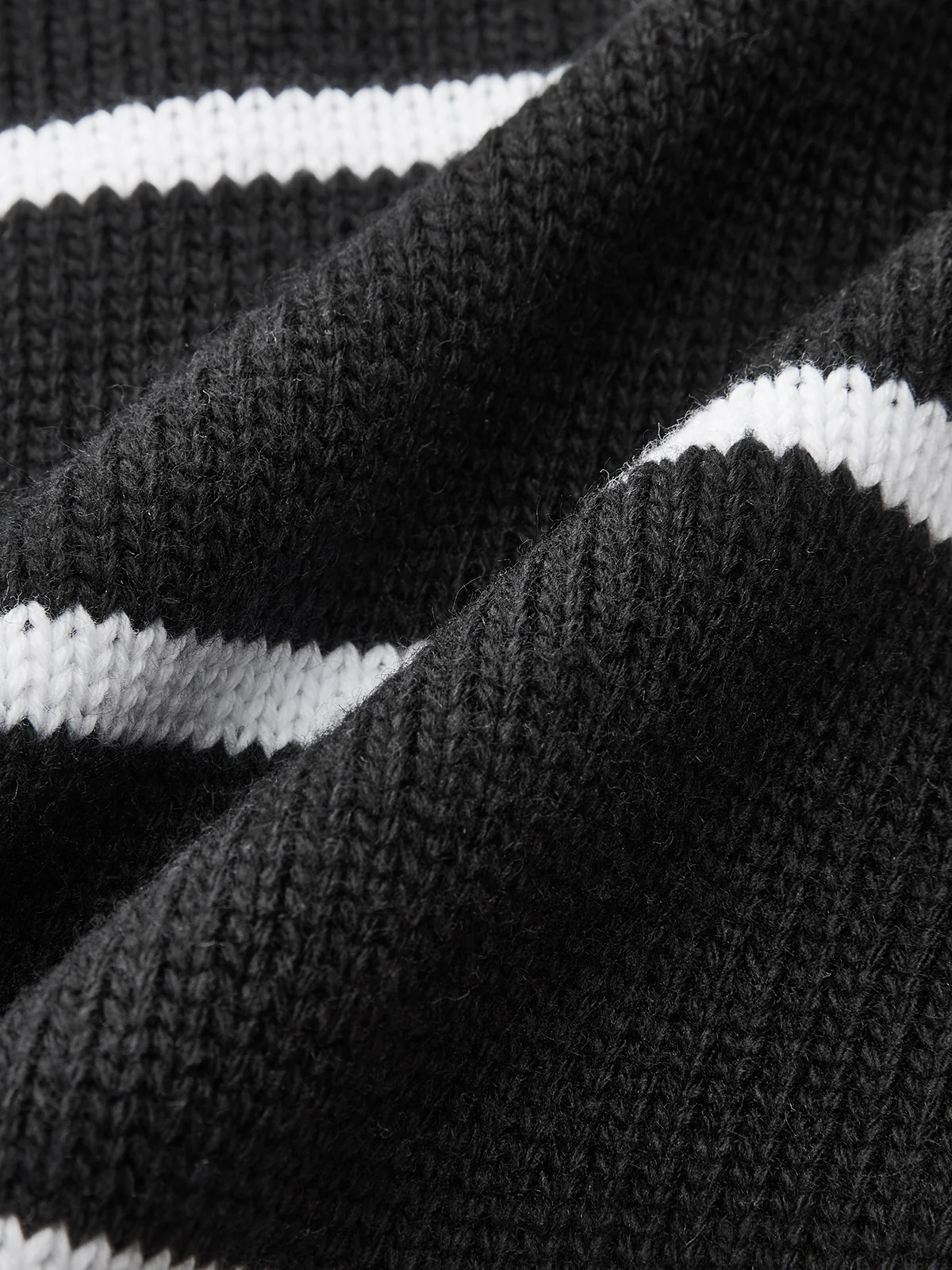 Striped Wool Blend Button Cardigan - Image 5