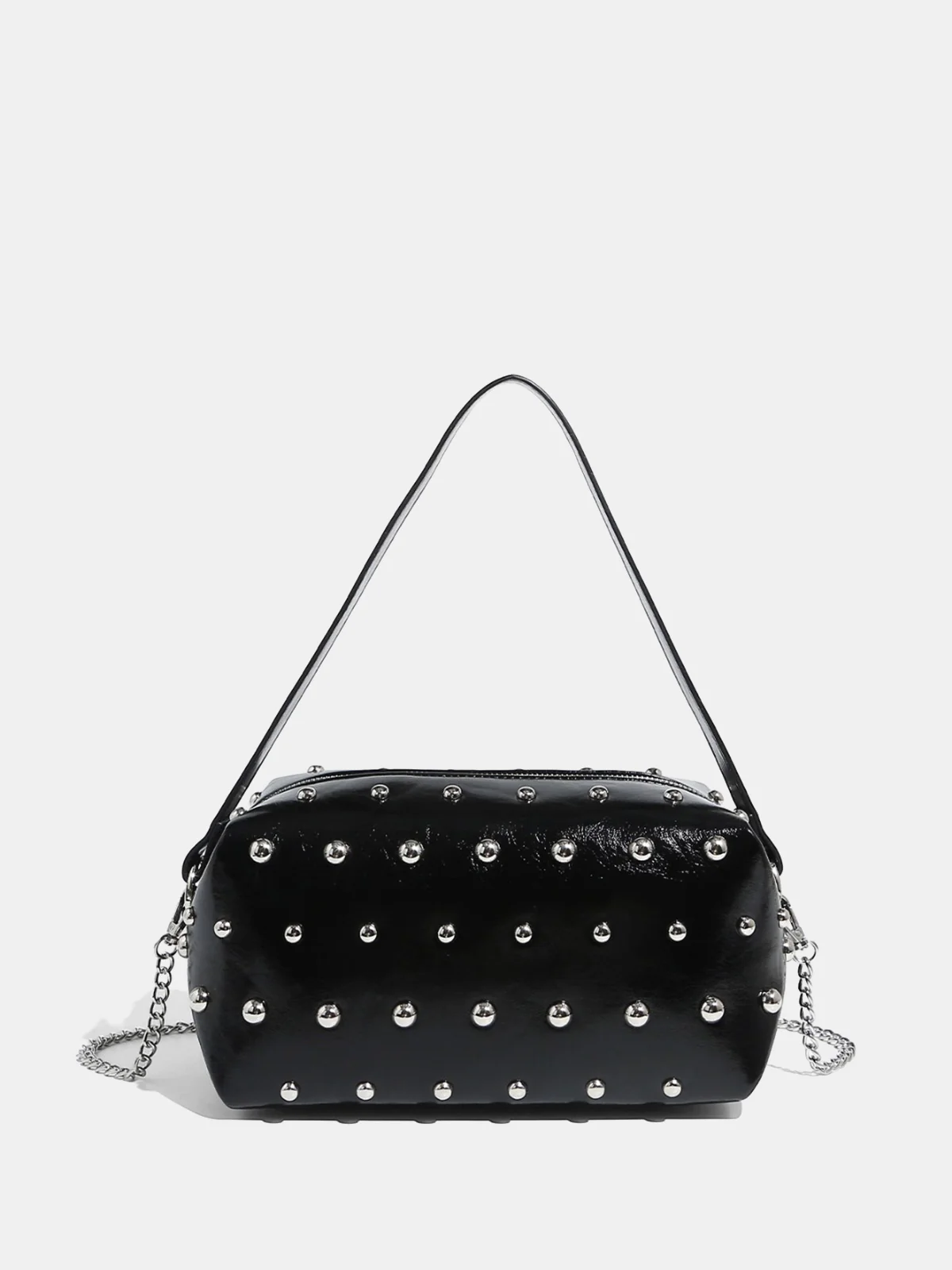 Studded Boxy Shoulder Bag - Image 3