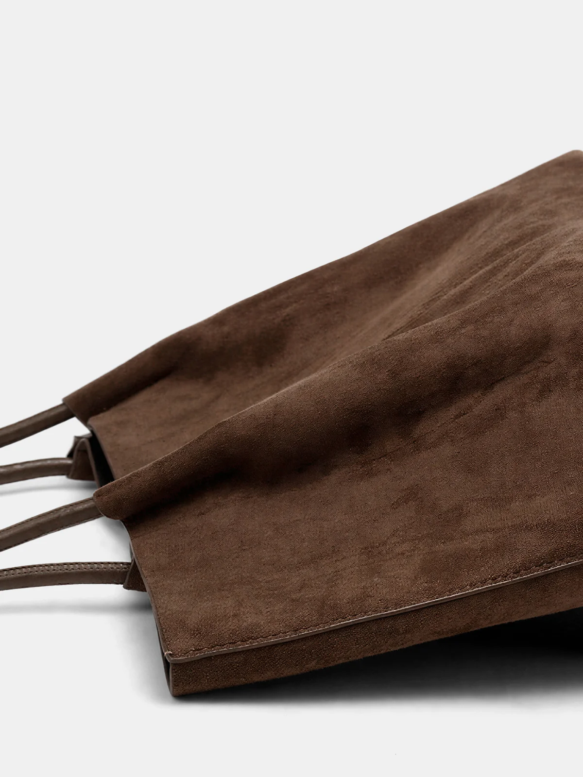 Suede Effect Large-Capacity Tote Bag - Image 2