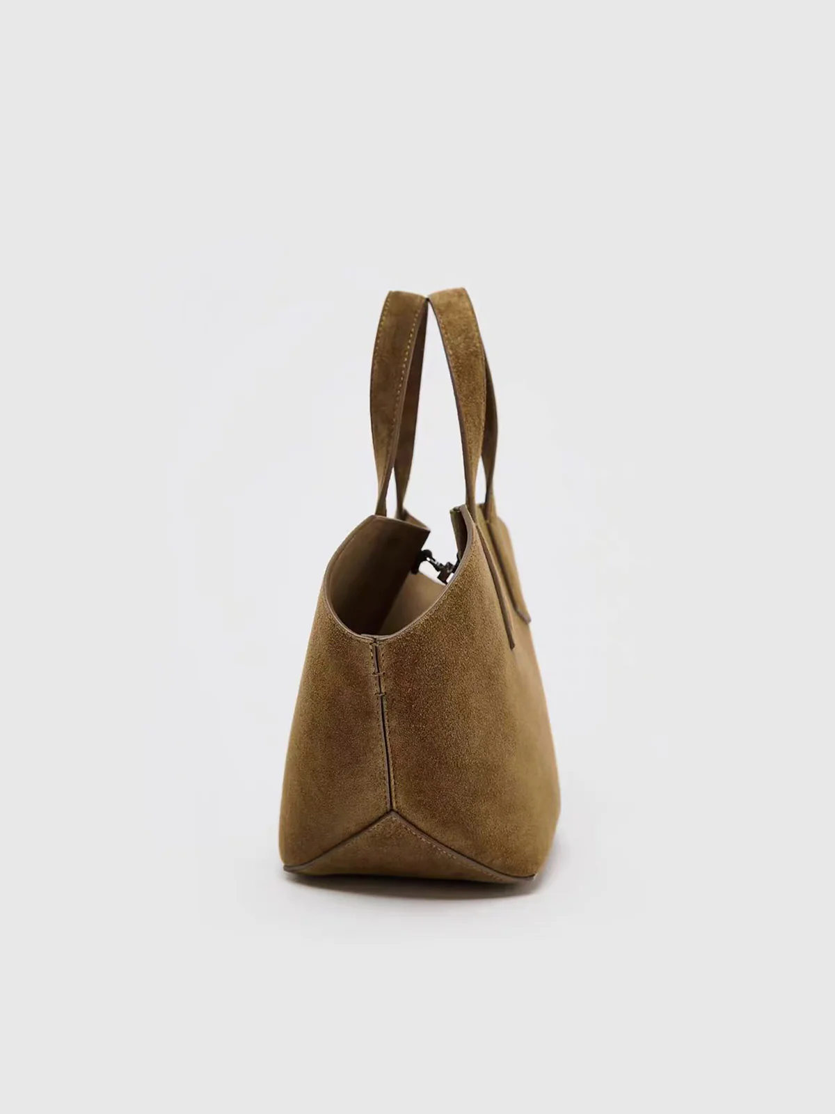 Suede Mini Tote Bag - Image 4