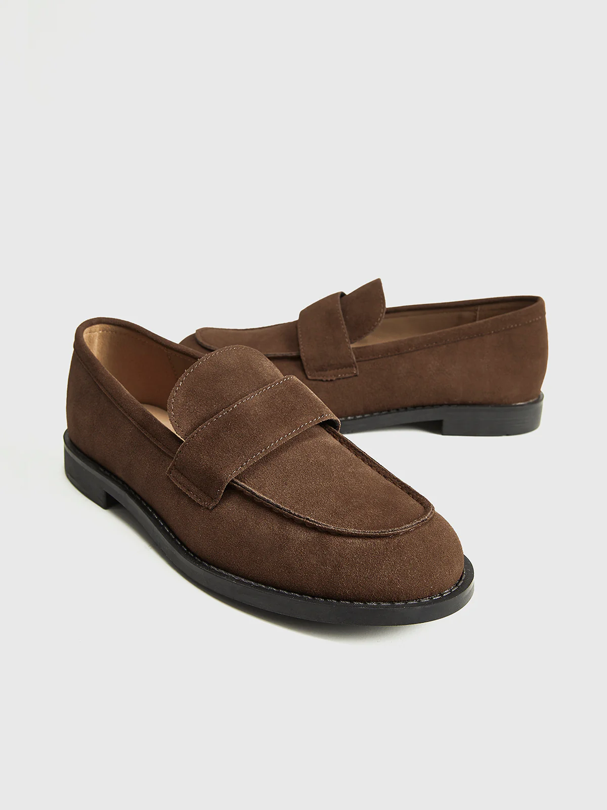 Suede Penny Loafers - Image 2