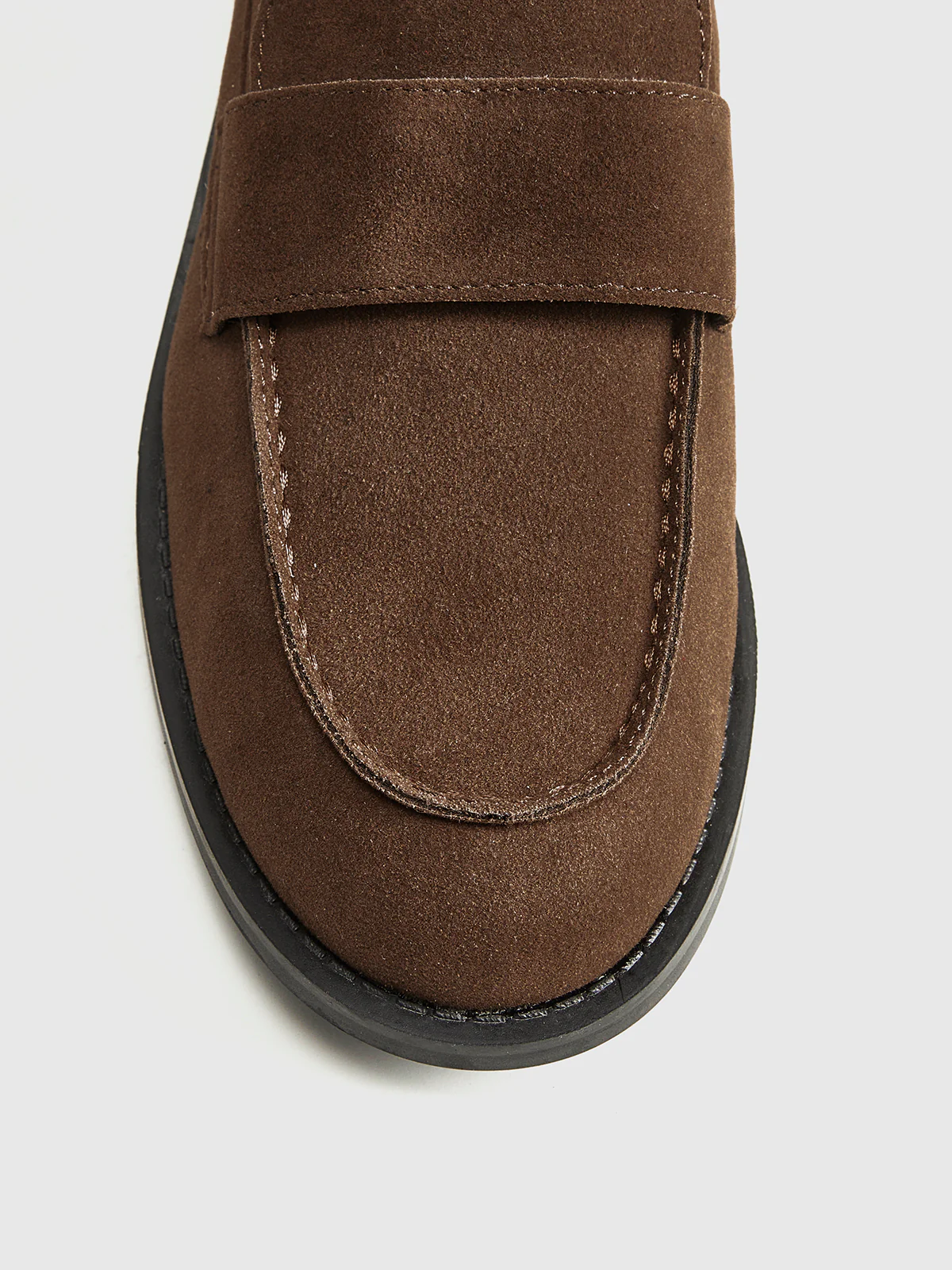 Suede Penny Loafers - Image 3