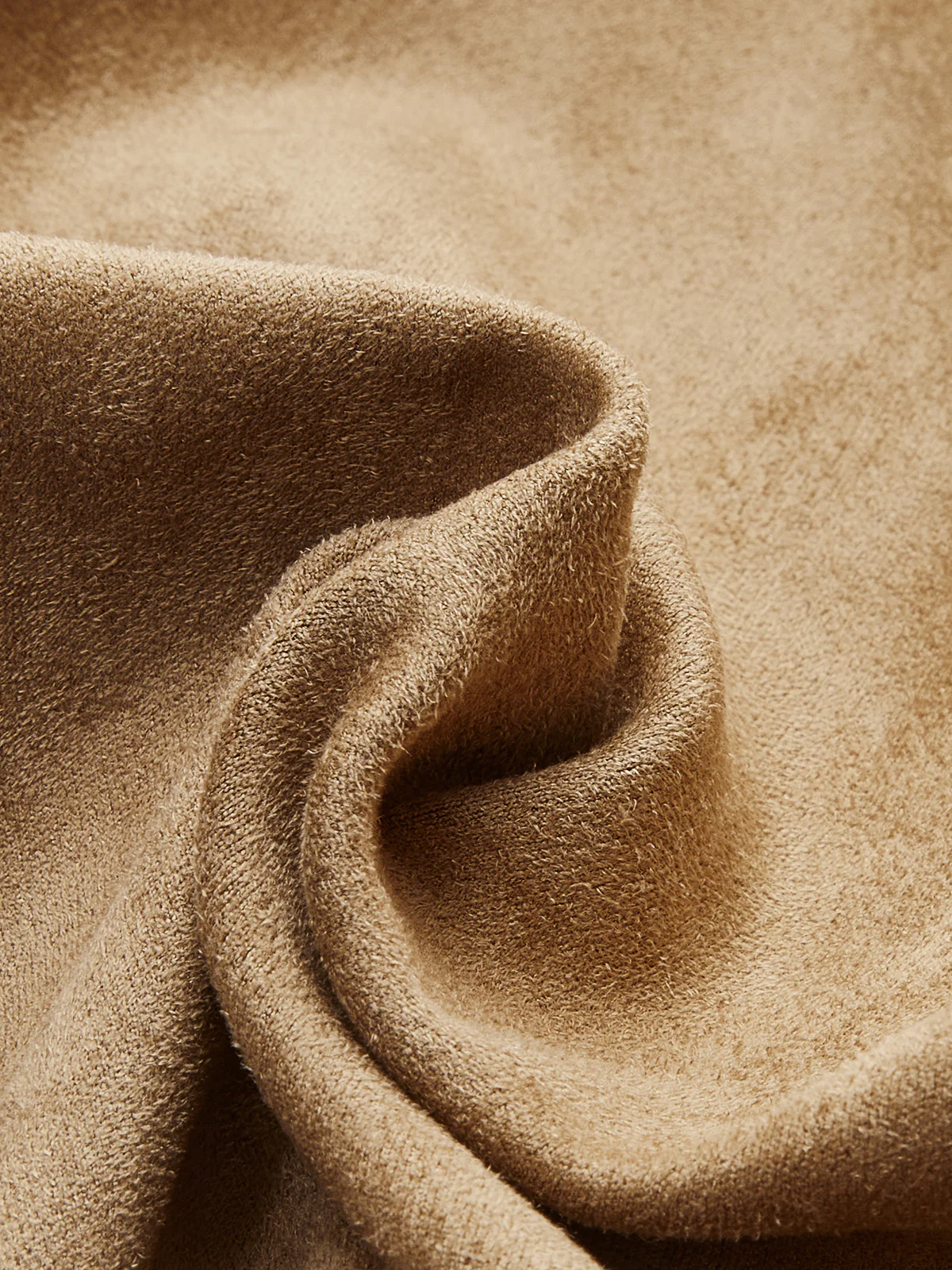 Suede Effect Soft Button Lapel Jacket - Image 4