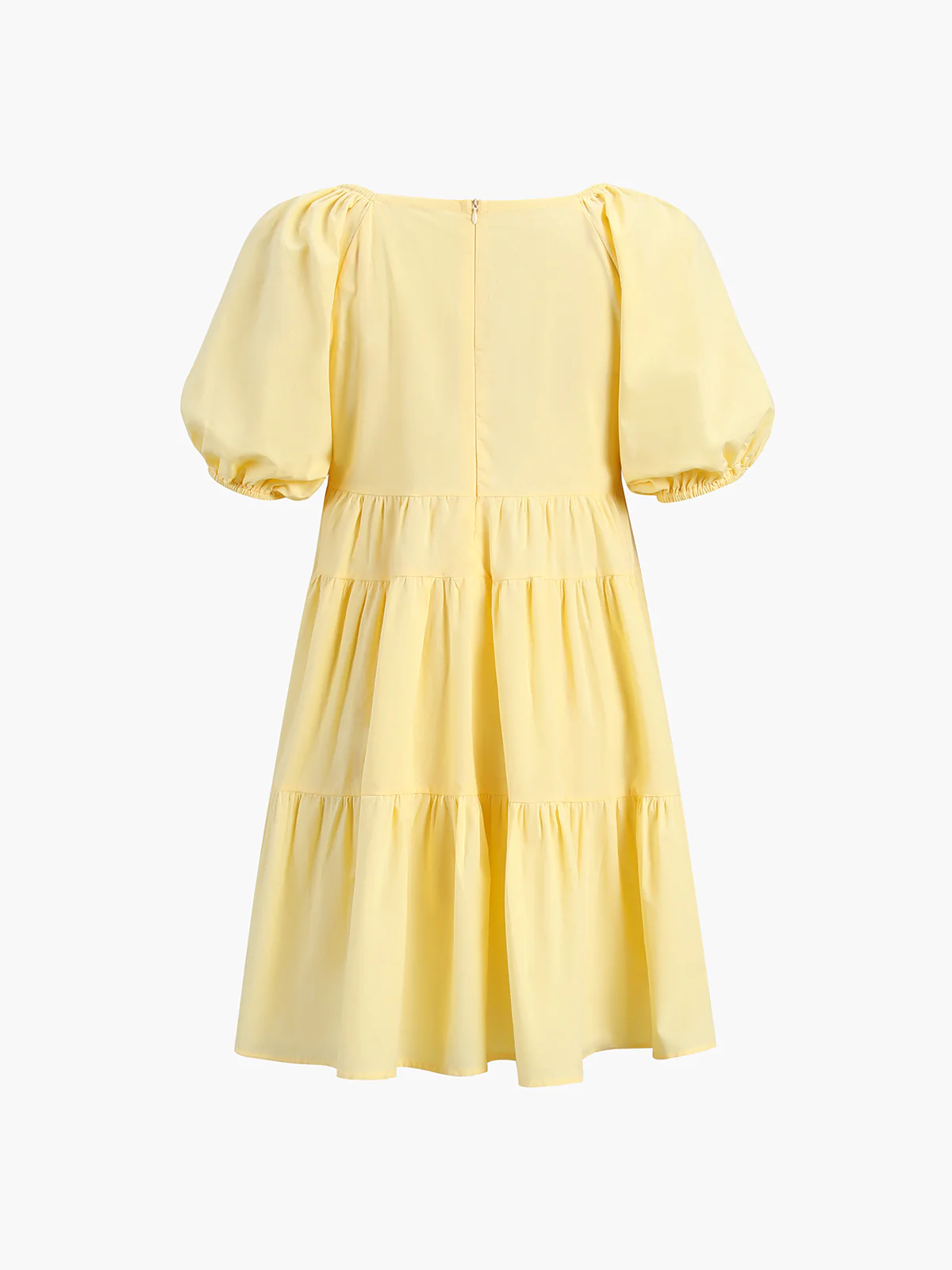Sunshine Zippered Plunge Skater Short Dress - Image 4