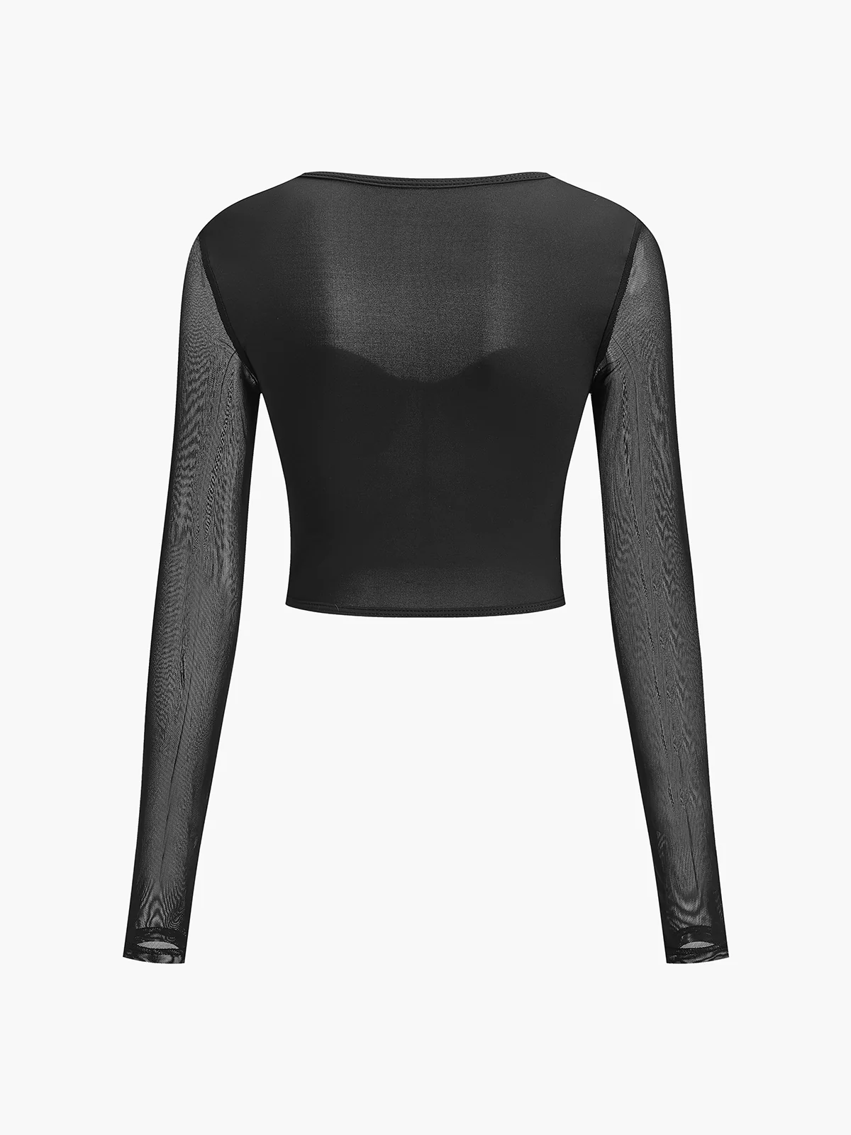 Sweetheart Skinny Sheer Mesh Top - Image 4