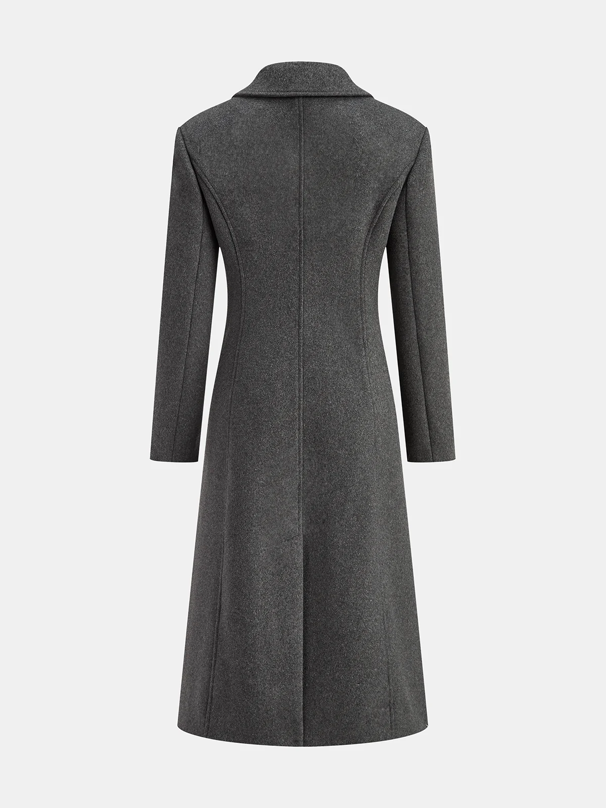 Tailored Wool Blend Longline Coat - Image 2