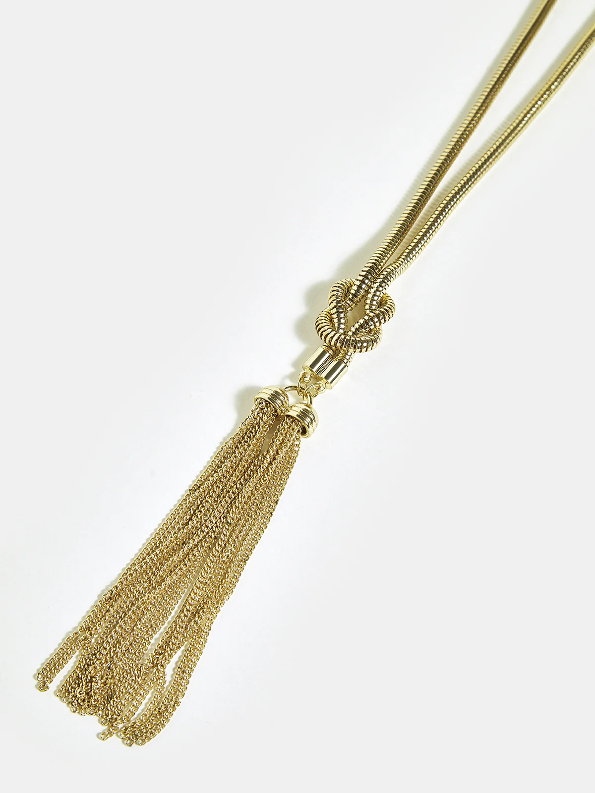 Tassel Knot Long Necklace - Image 7
