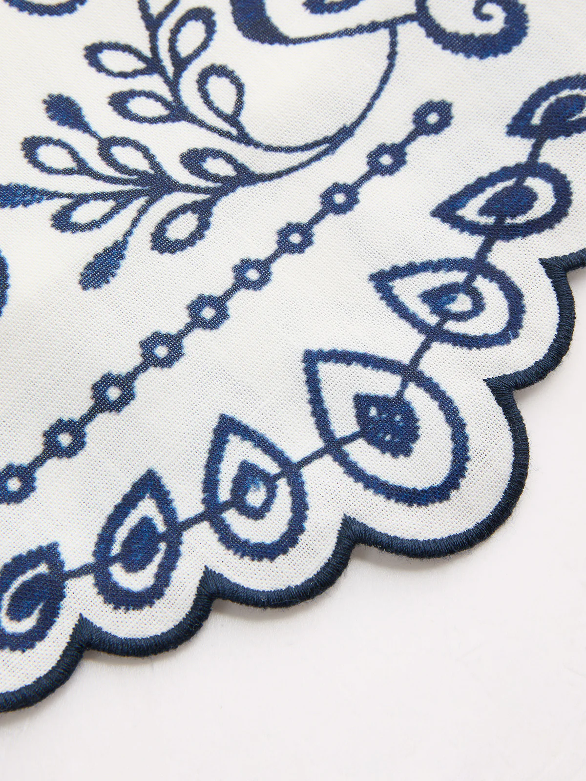 Tassel Tie Embroidered Cami Mini Dress - Image 4