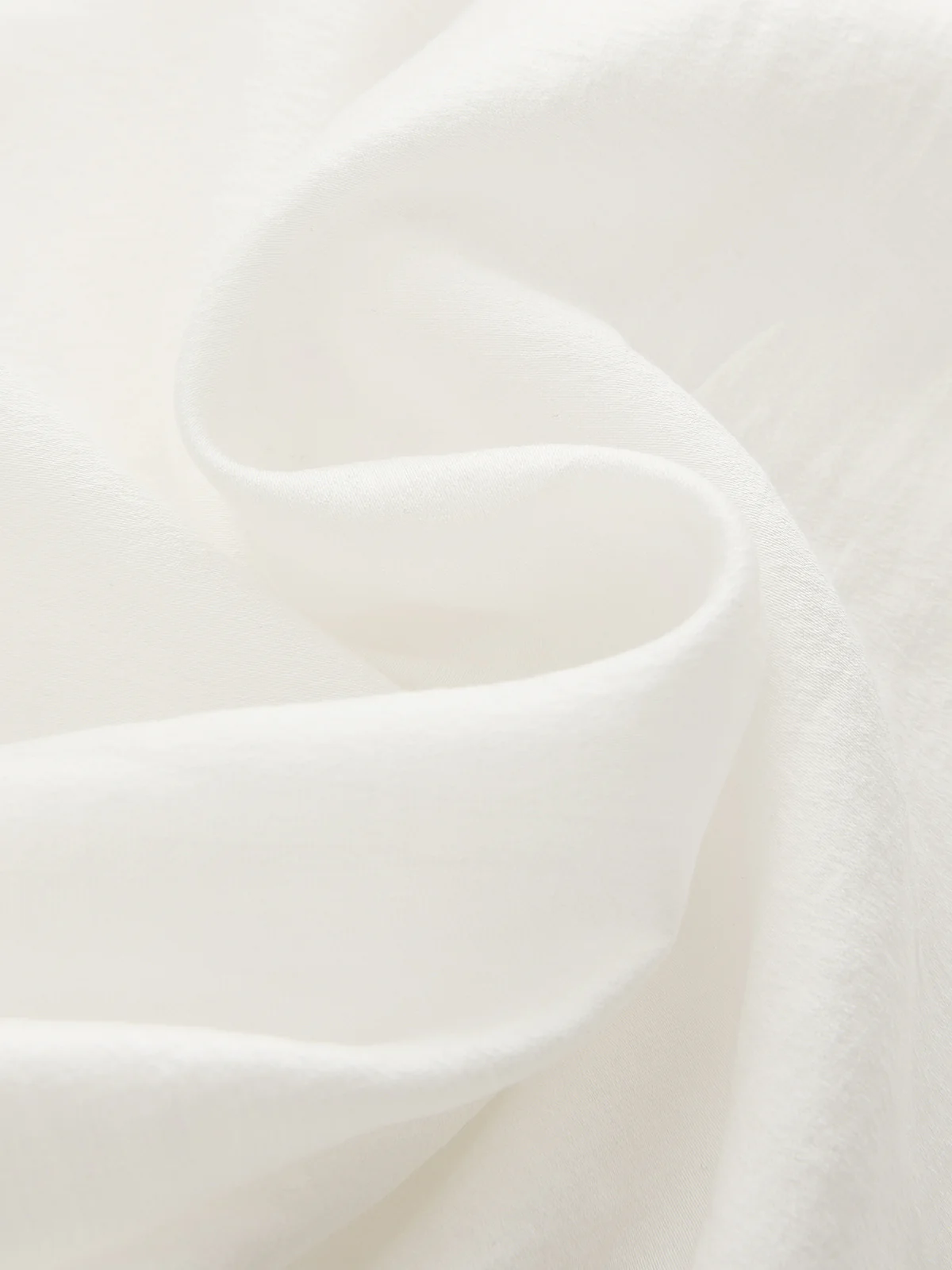 Tencel-Blend Asymmetric Flowy Blouse - Image 4