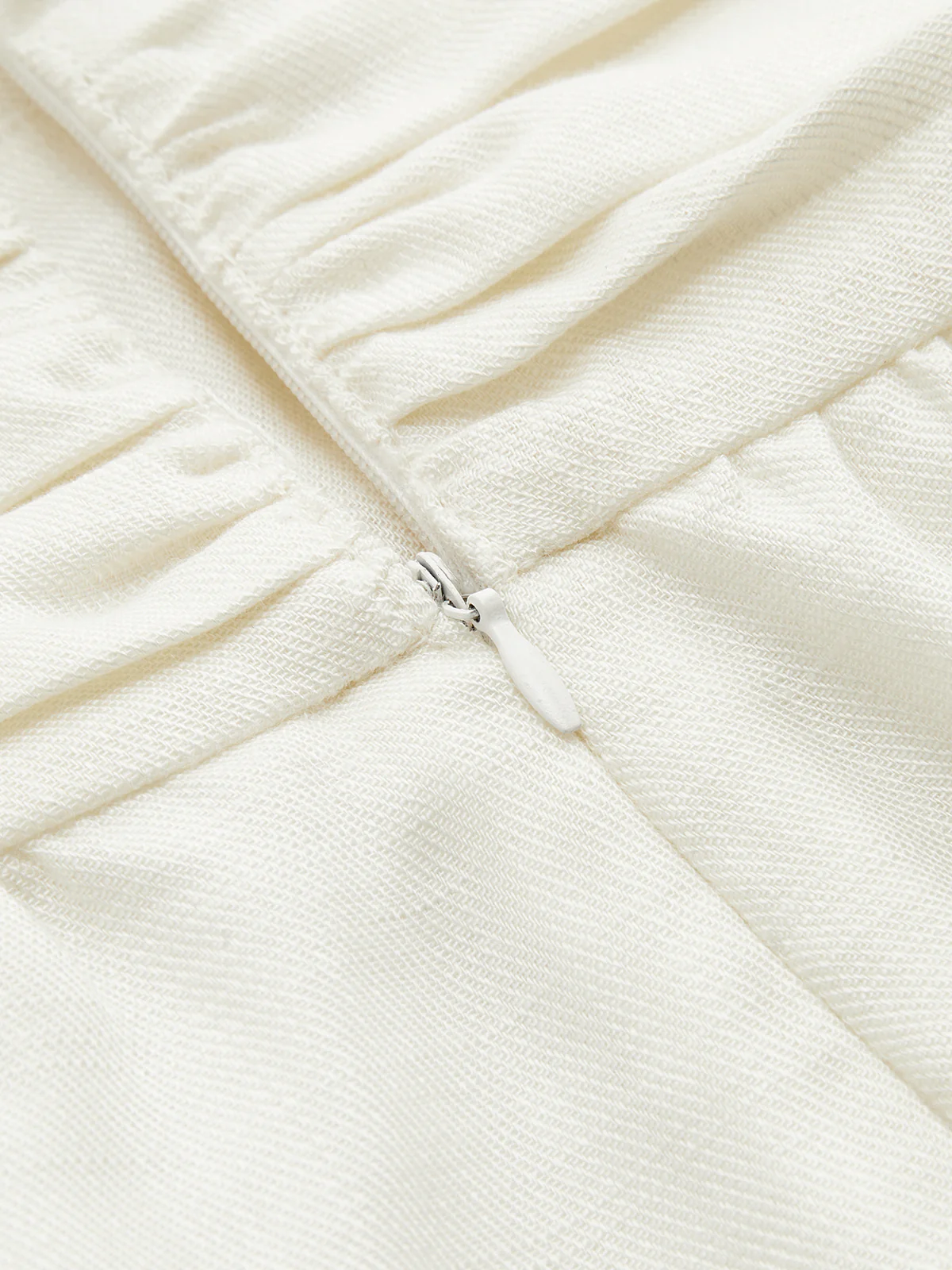 Tencel Blend Ruched Waist Wide Leg Jumpsuit - Image 4