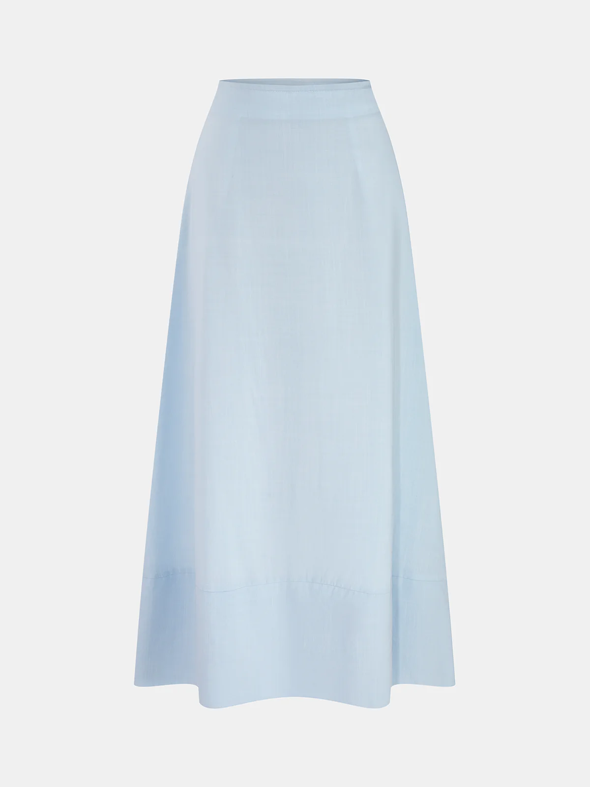 Tencel Short Sleeve Shirt & Maxi Skirt Set - Image 5