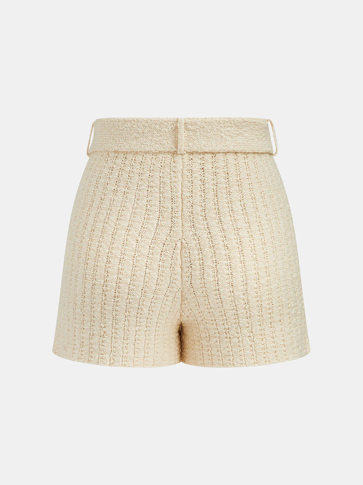 Textured Knit Short Sleeve Top & Shorts Set - Image 5