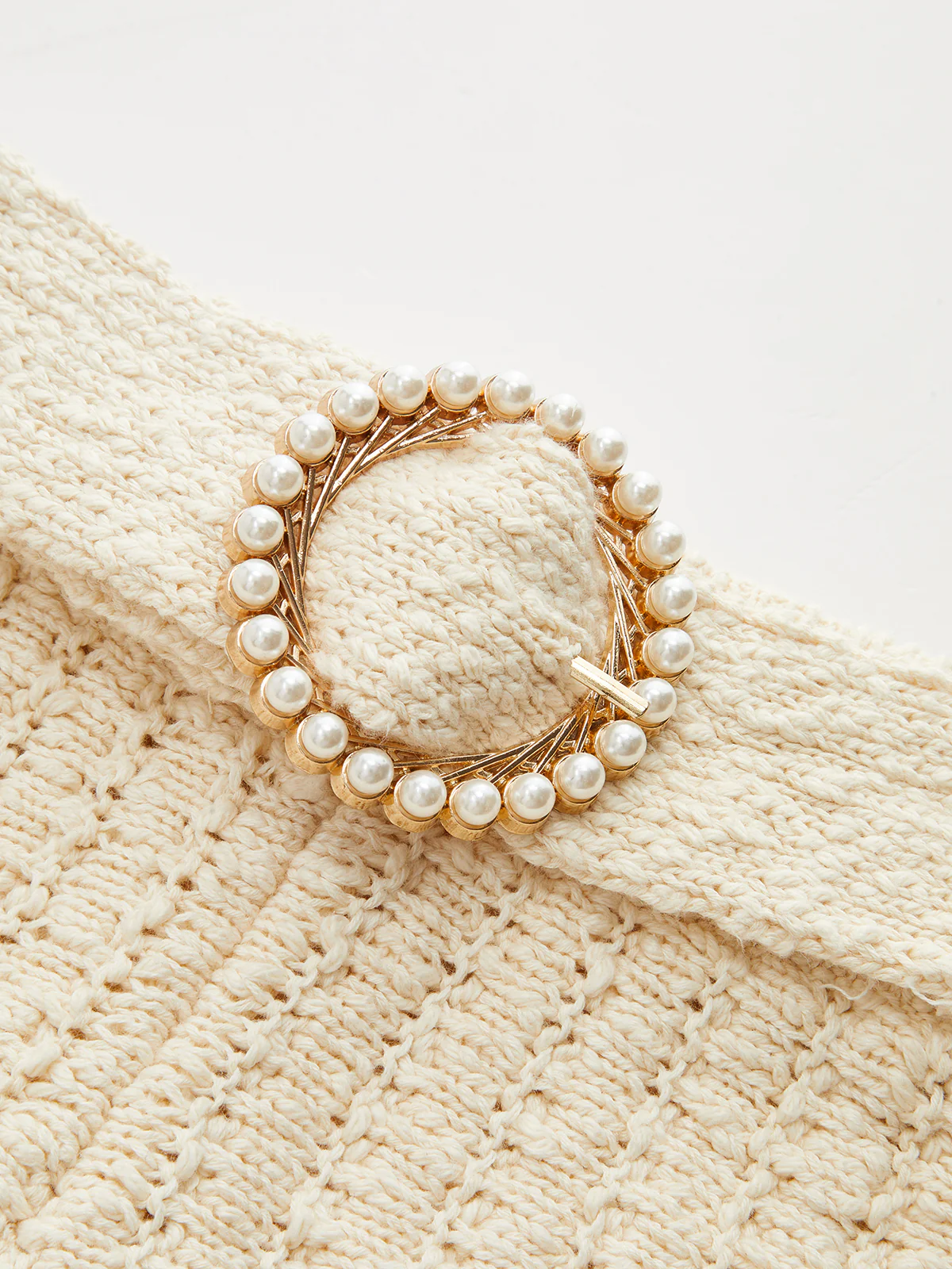 Textured Knit Short Sleeve Top & Shorts Set - Image 6